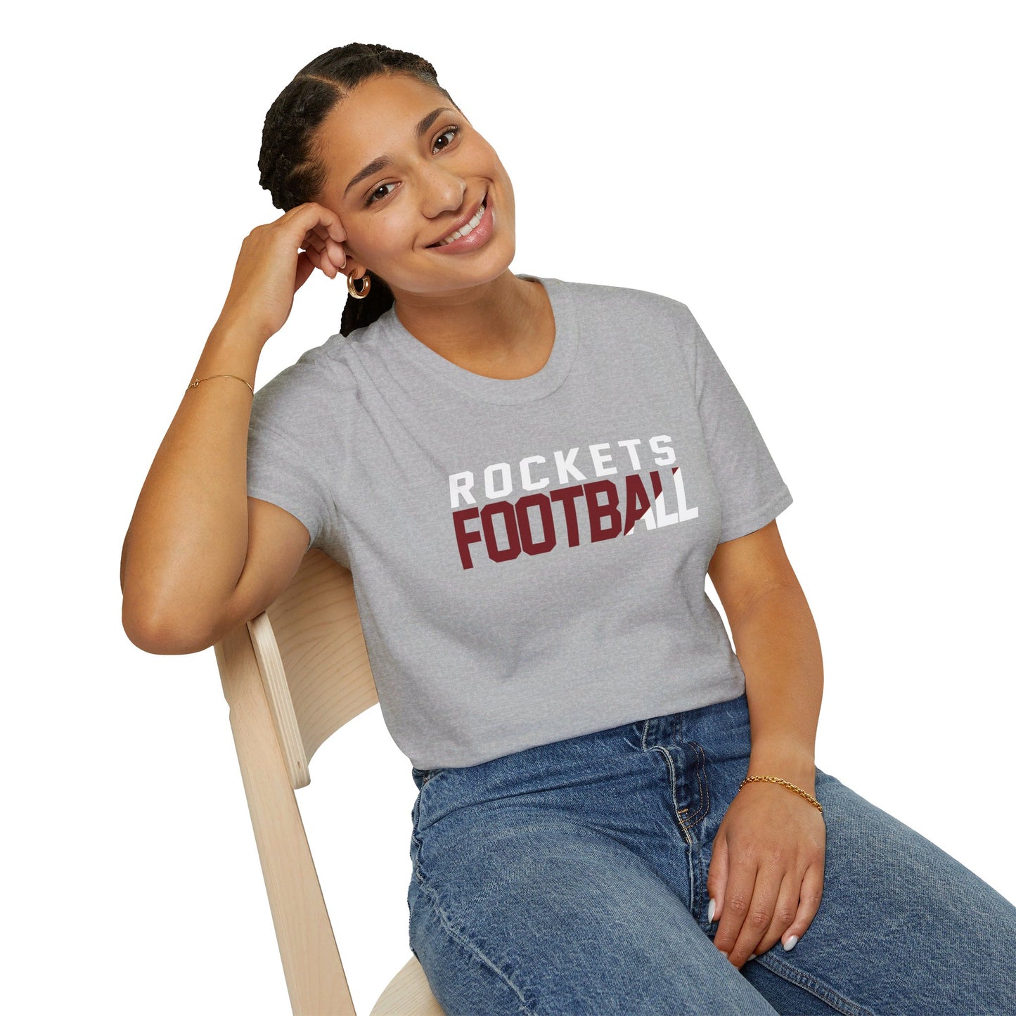 Rockets FootbALL Unisex Softstyle T-Shirt