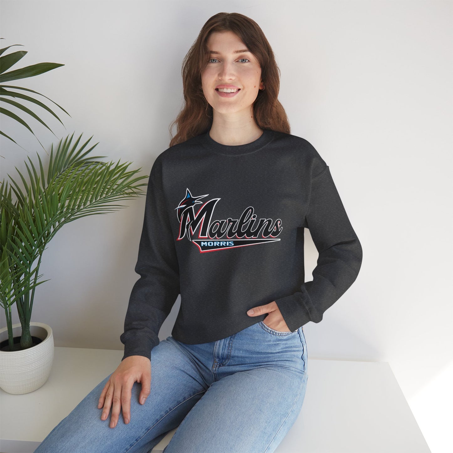 Morris Marlins Heavy Blend™ Crewneck Sweatshirt