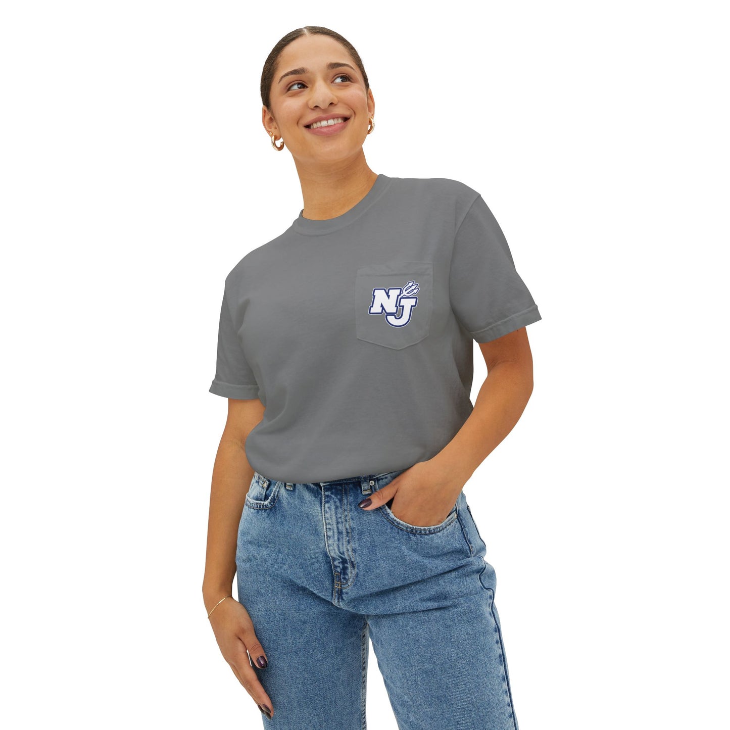 NJ Retro Garment-Dyed Pocket Tee