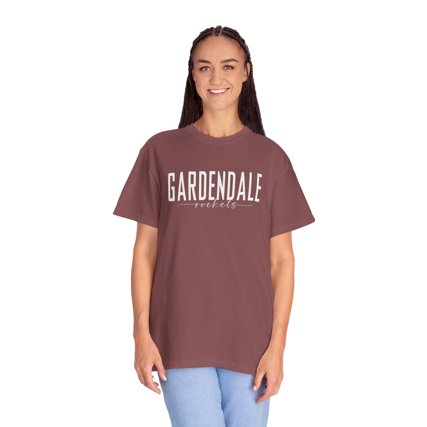 Gardendale Rockets Unisex Garment-Dyed T-shirt