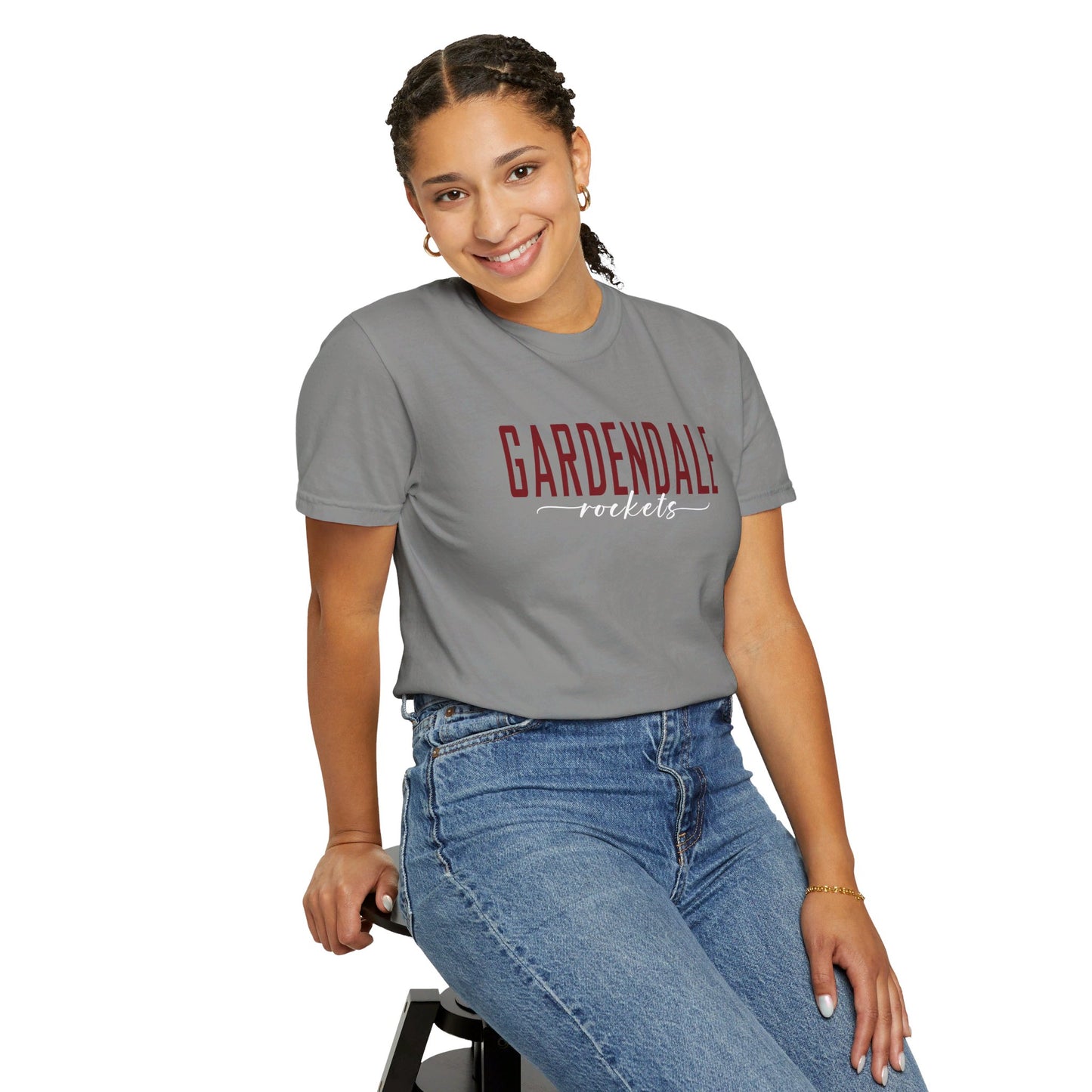 Gardendale Rockets Unisex Garment-Dyed T-shirt