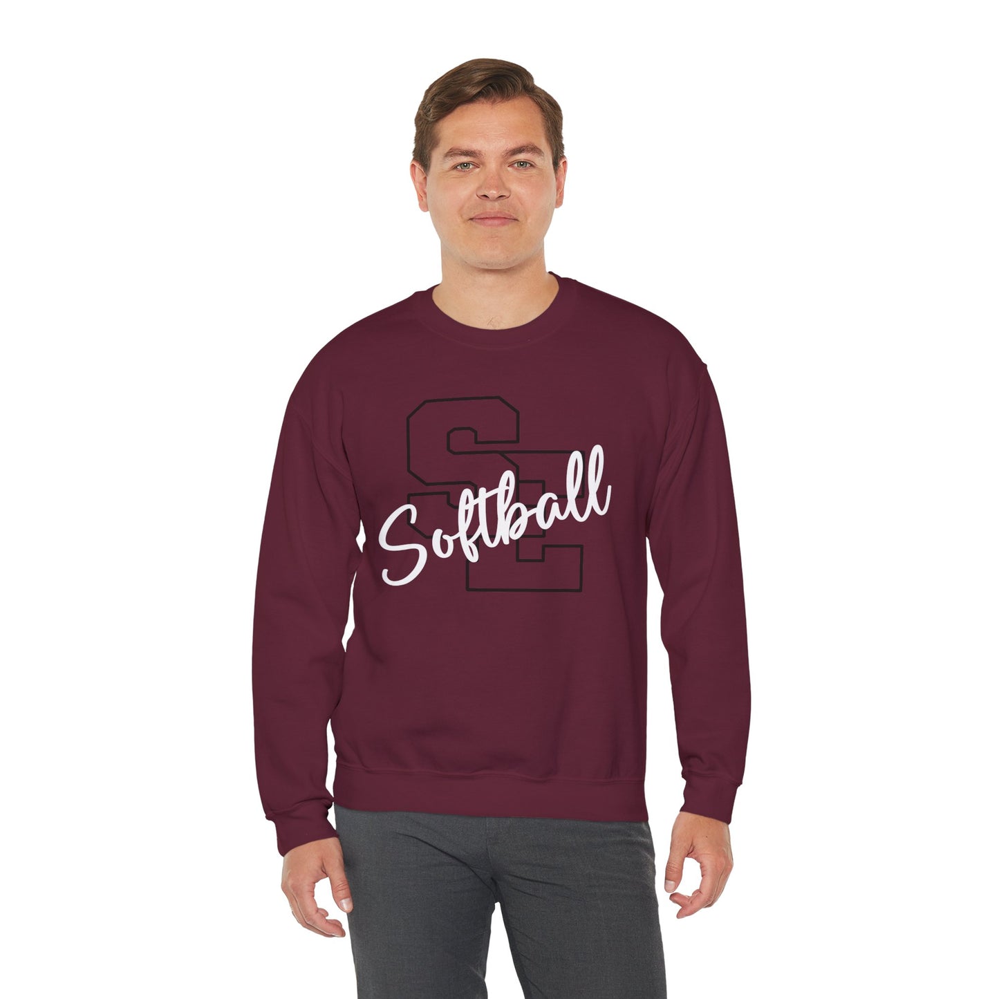 SE Softball Heavy Blend™ Crewneck Sweatshirt