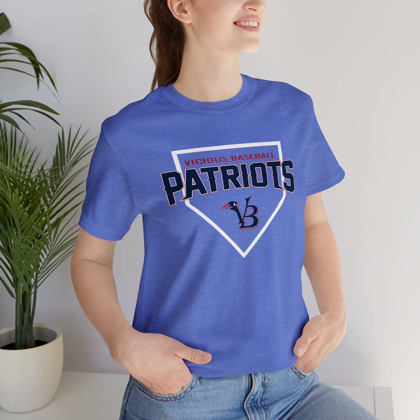 VB Patriots Plate Jersey Short Sleeve Tee