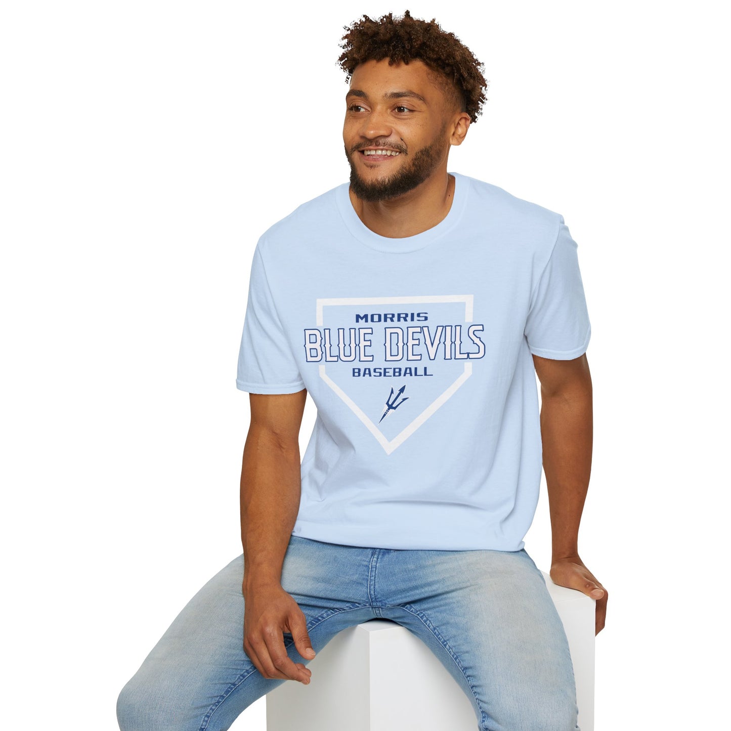 Morris Baseball Plate Softstyle T-Shirt