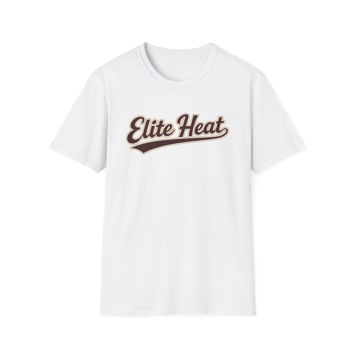 Elite Heat T-Shirt — Retro Script Athletic Tee