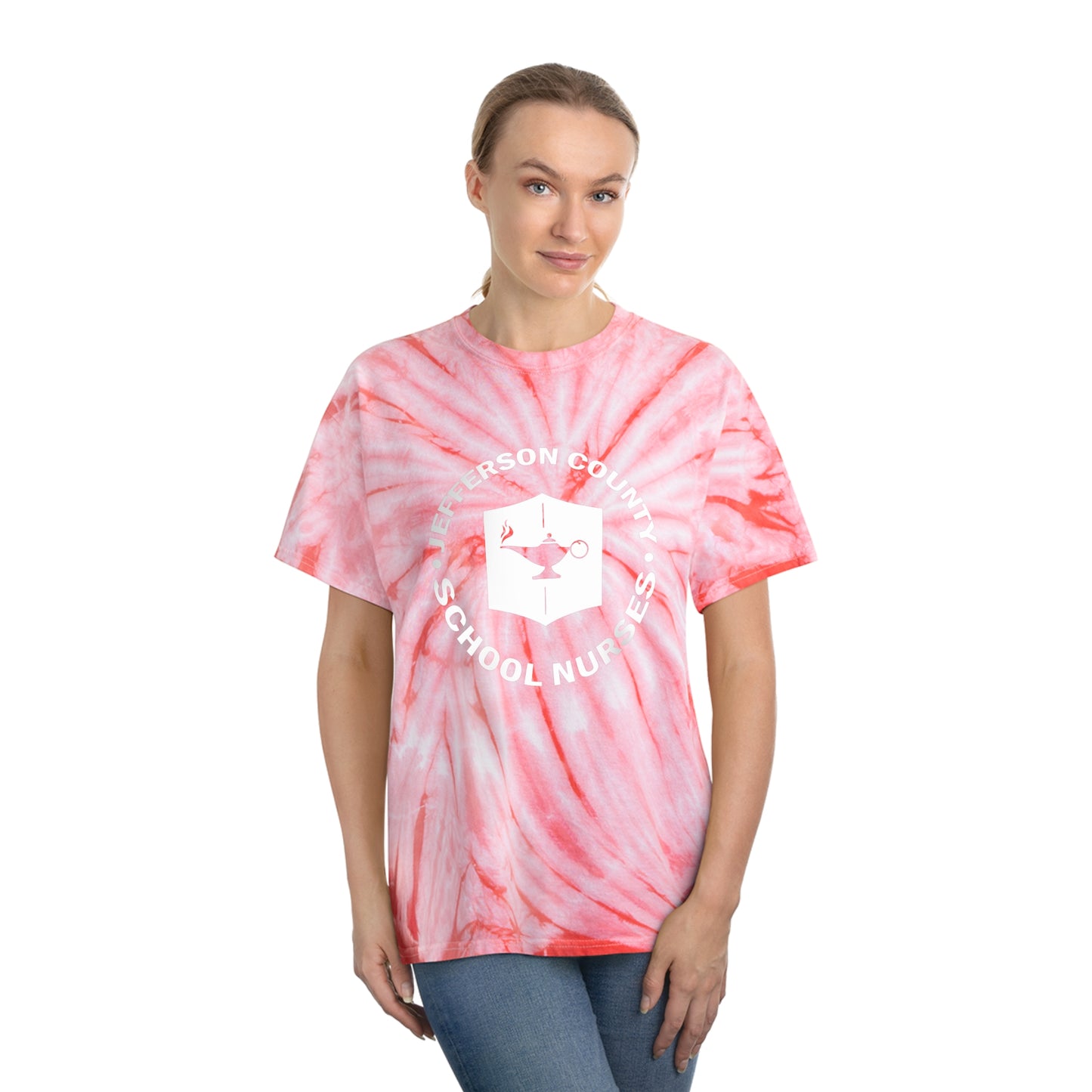 JeffCoEd Nurse Tie-Dye Tee, Cyclone