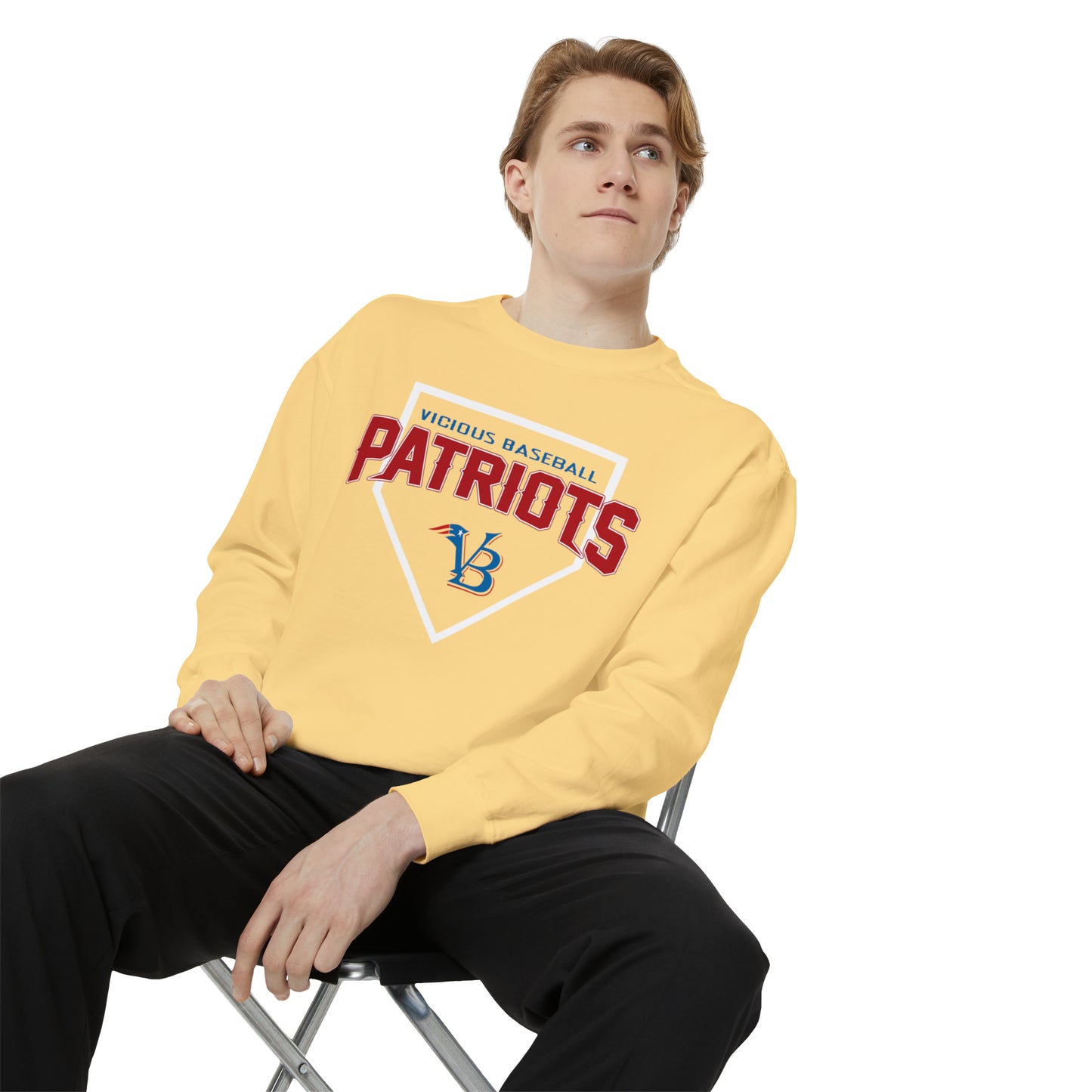 VB Patriots Garment-Dyed Sweatshirt