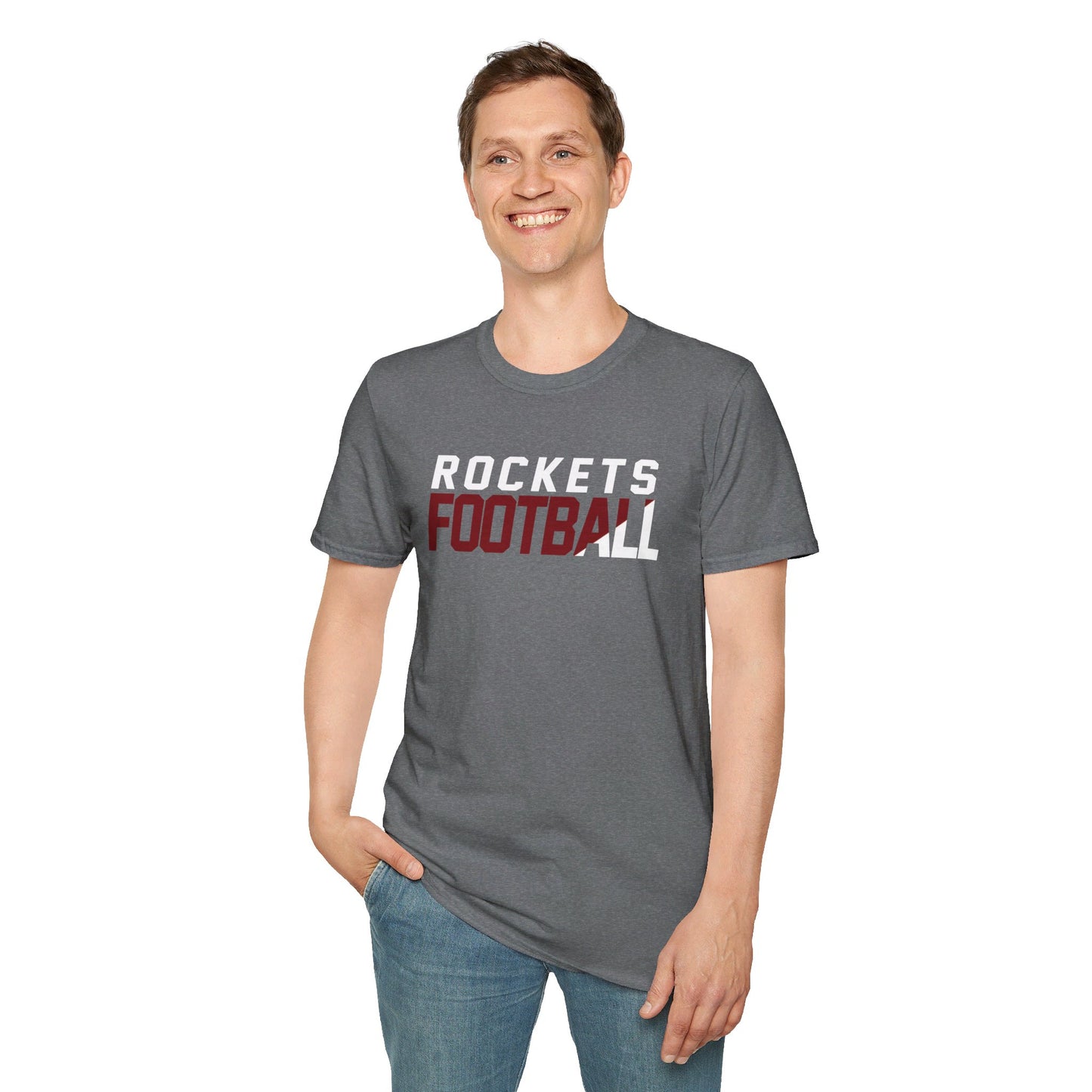 Rockets FootbALL Unisex Softstyle T-Shirt