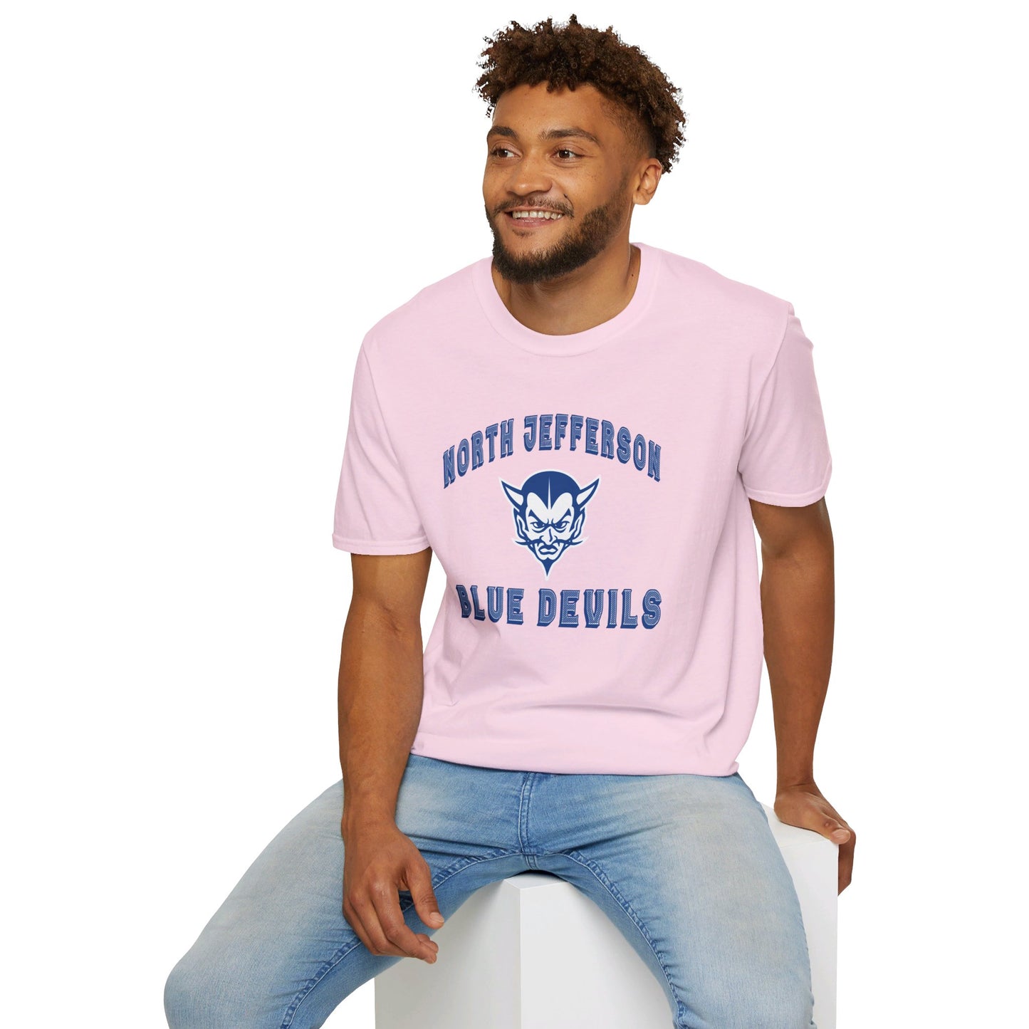 NJ Blue Devils Vintage Softstyle T-Shirt