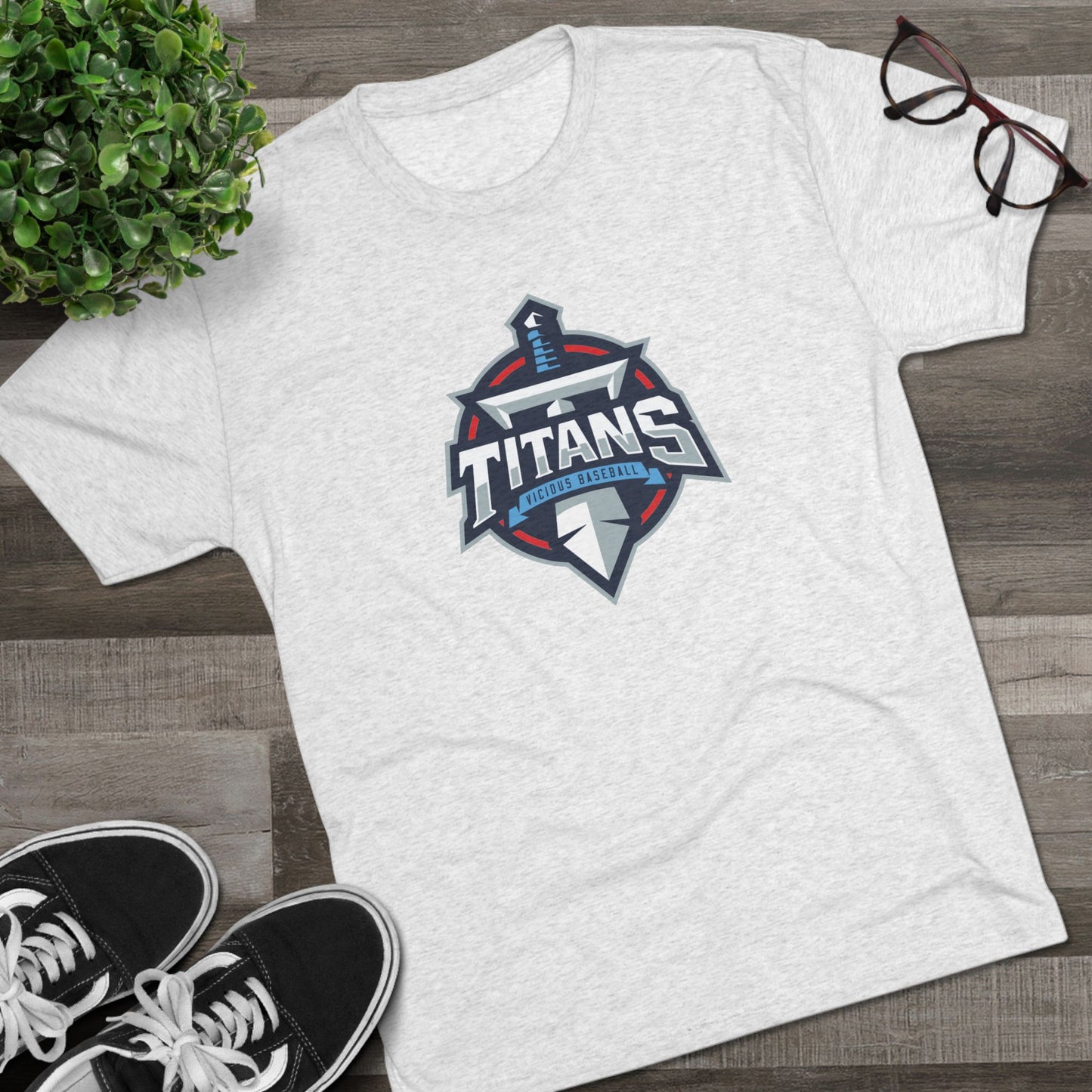 VB Titans Unisex Tri-Blend Crew Tee