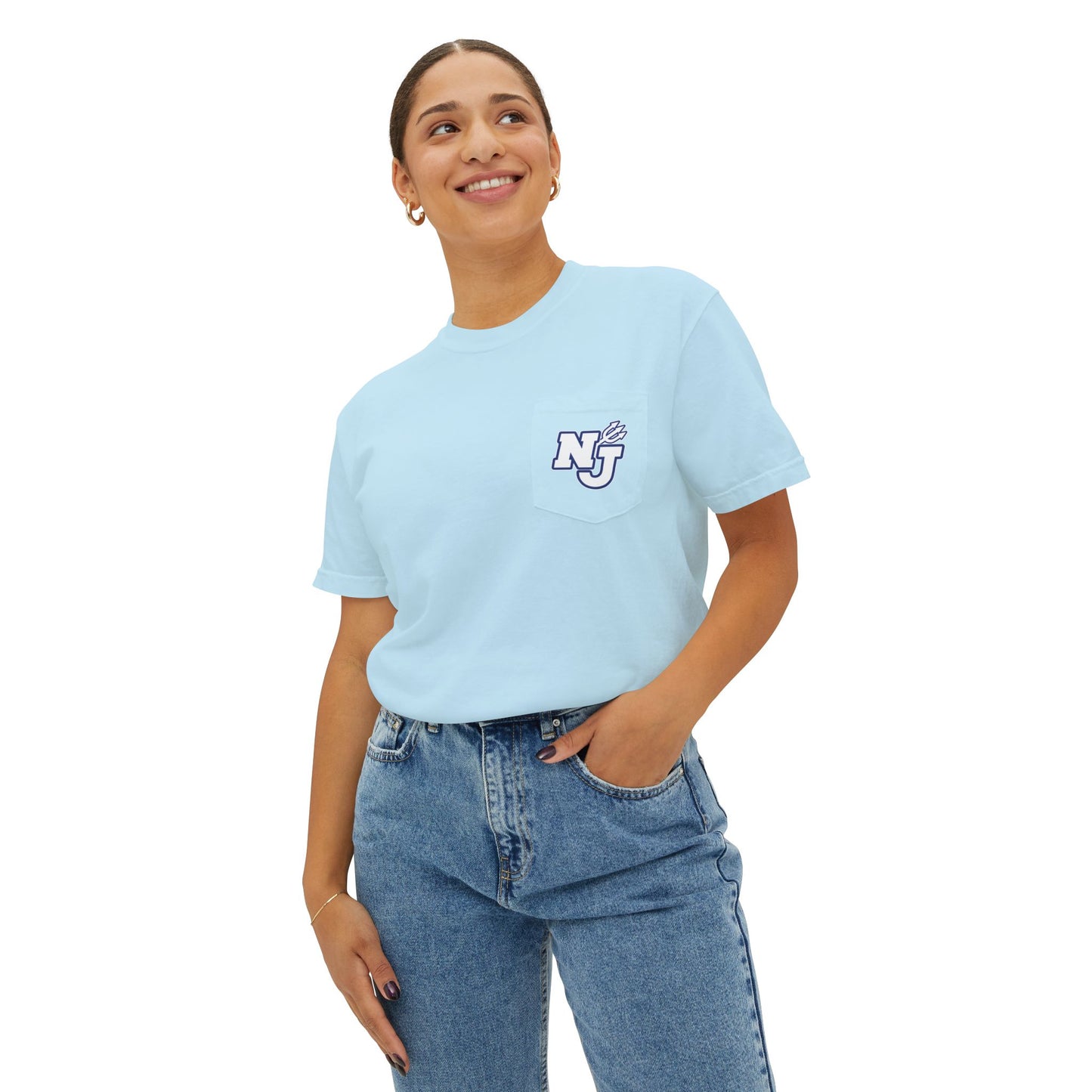 NJ Retro Garment-Dyed Pocket Tee