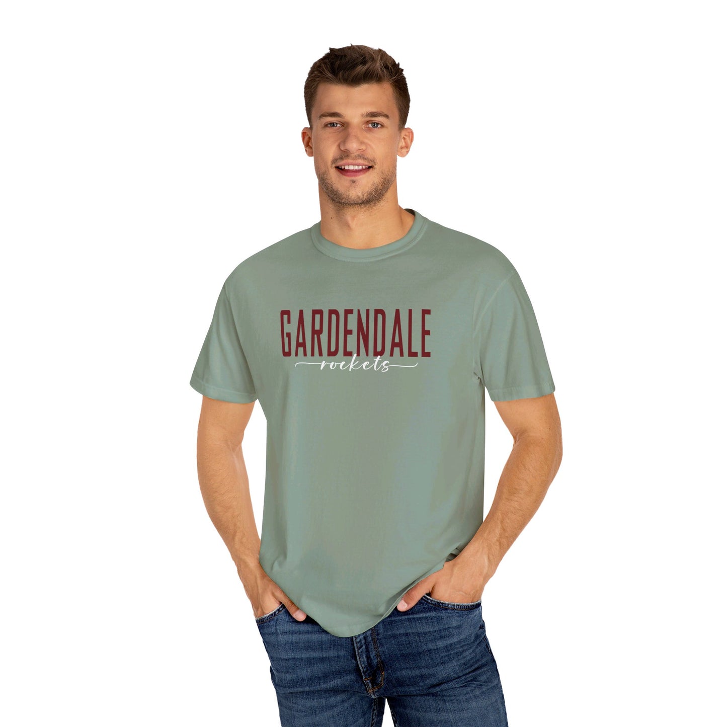 Gardendale Rockets Unisex Garment-Dyed T-shirt