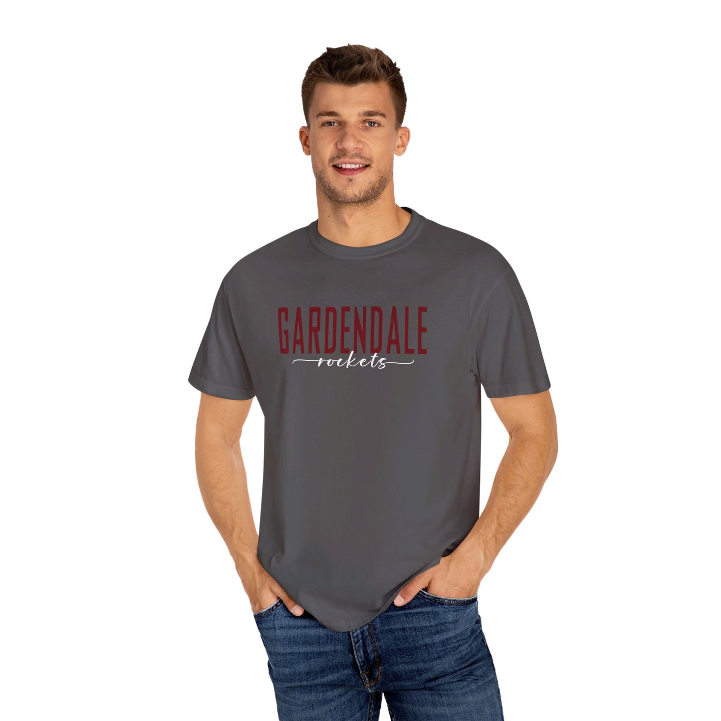 Gardendale Rockets Unisex Garment-Dyed T-shirt