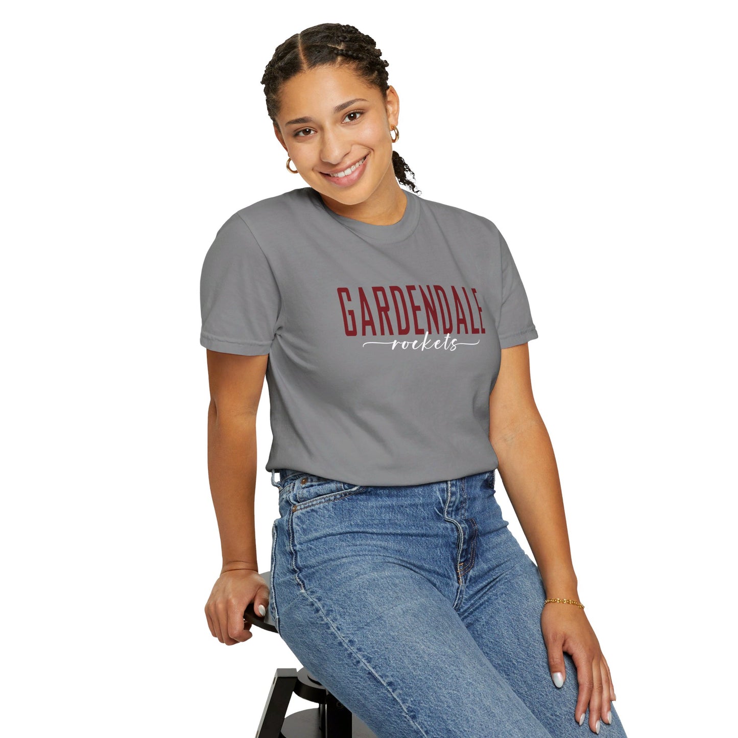 Gardendale Rockets Unisex Garment-Dyed T-shirt