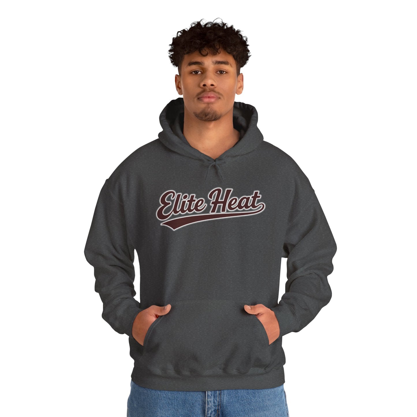 Elite Heat Hoodie — Retro Script Pullover