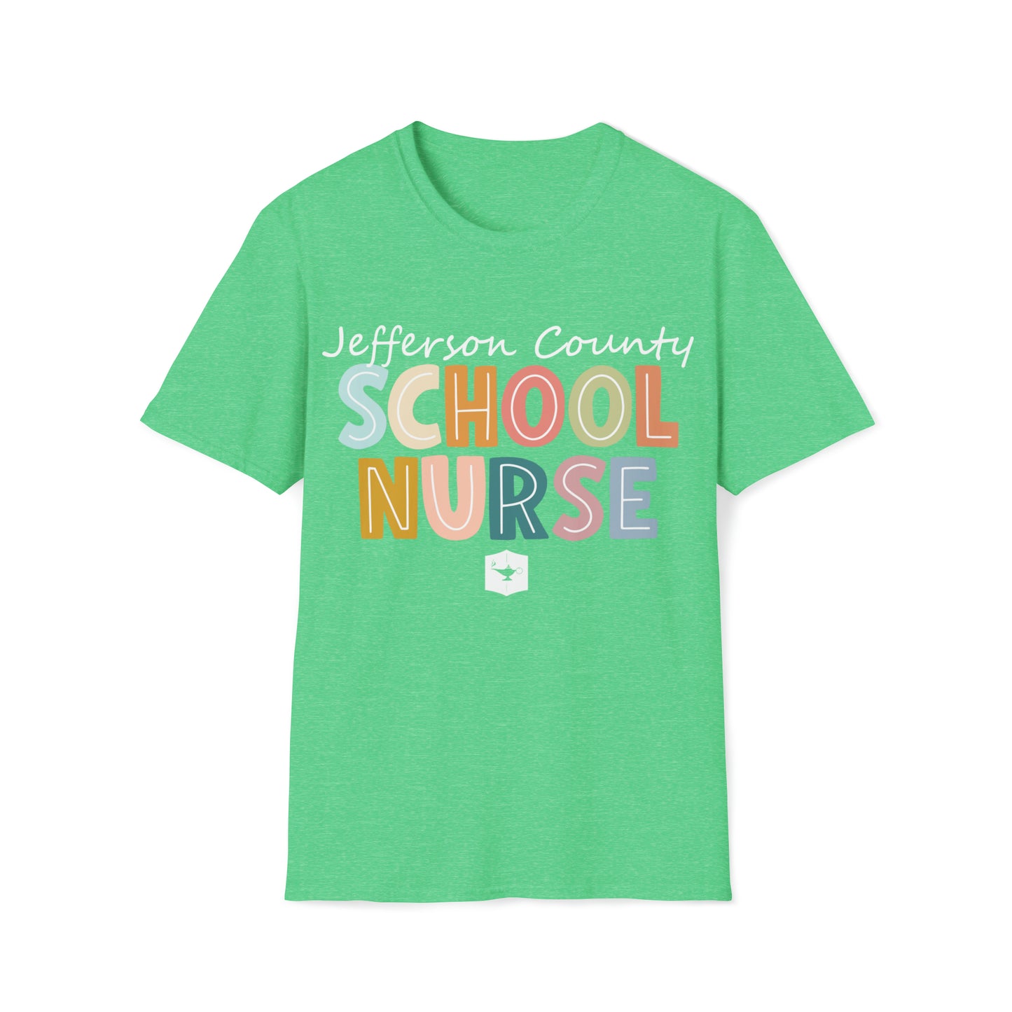 JeffCoEd Nurse Alt Colorful Softstyle T-Shirt