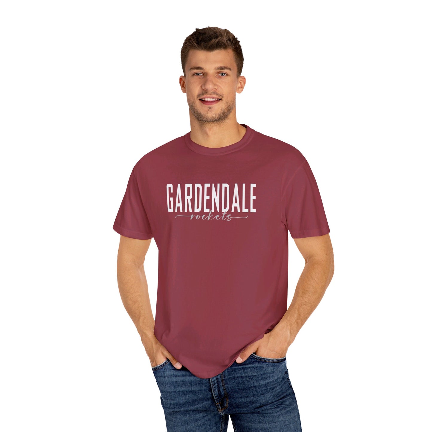 Gardendale Rockets Unisex Garment-Dyed T-shirt