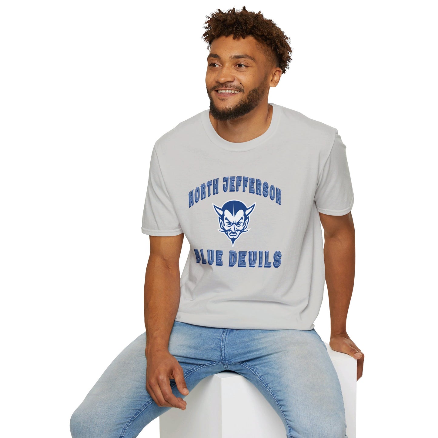 NJ Blue Devils Vintage Softstyle T-Shirt