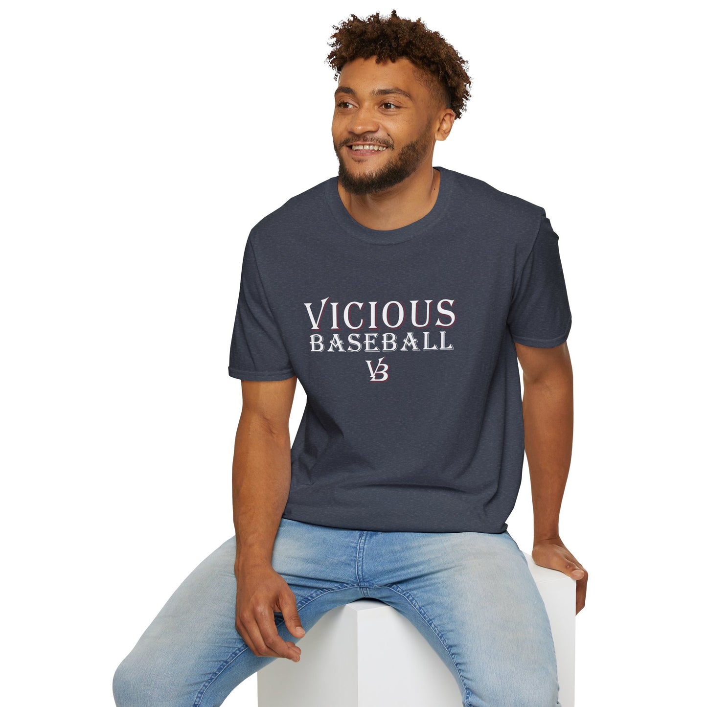 Vicious Baseball Unisex Softstyle T-Shirt