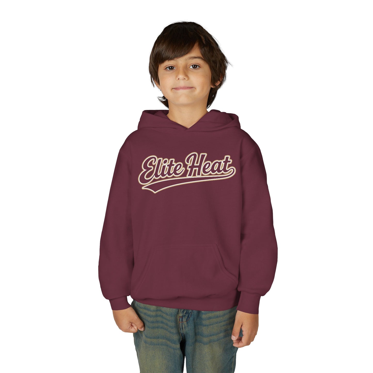 Elite Heat Youth Retro Script Hoodie