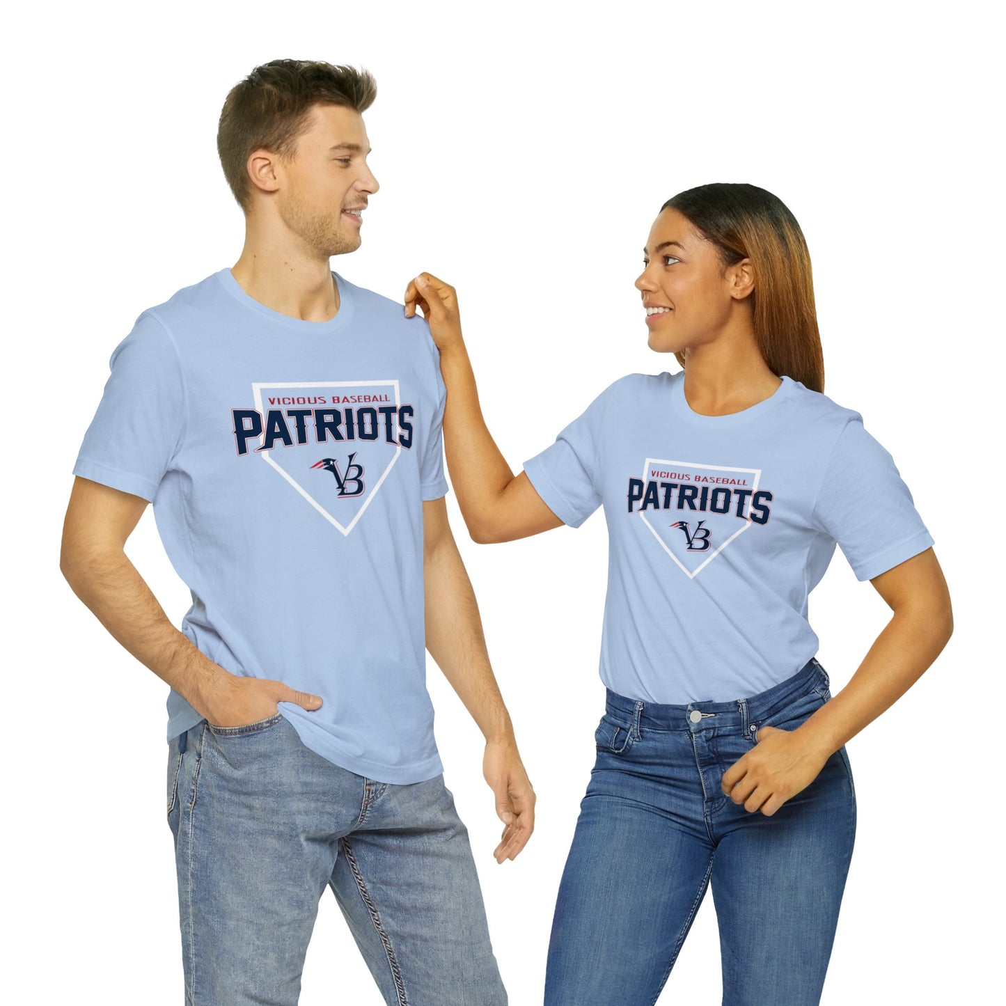 VB Patriots Plate Jersey Short Sleeve Tee