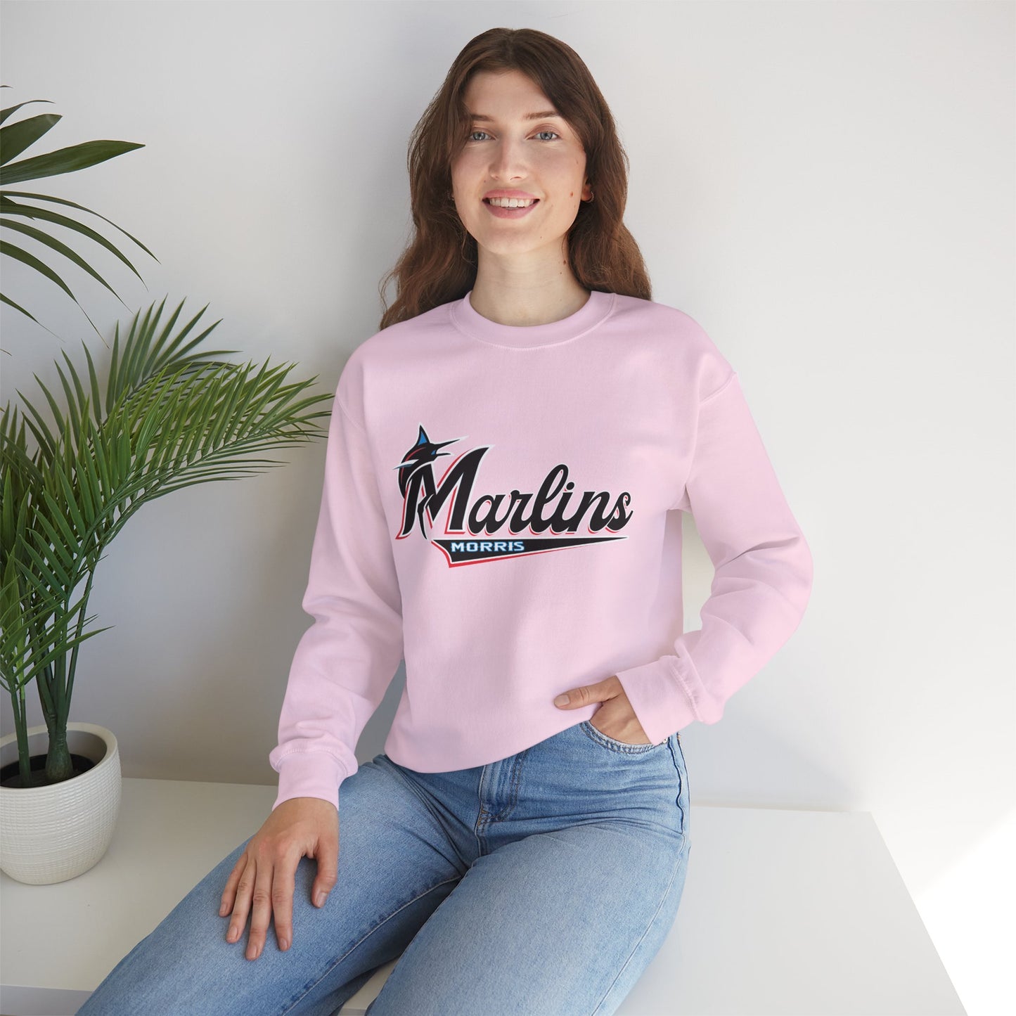 Morris Marlins Heavy Blend™ Crewneck Sweatshirt