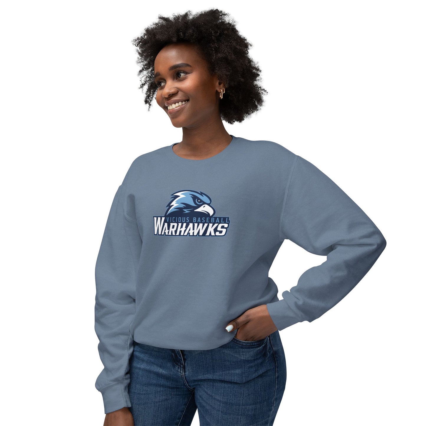 VB Warhawks Unisex Lightweight Crewneck Sweatshirt