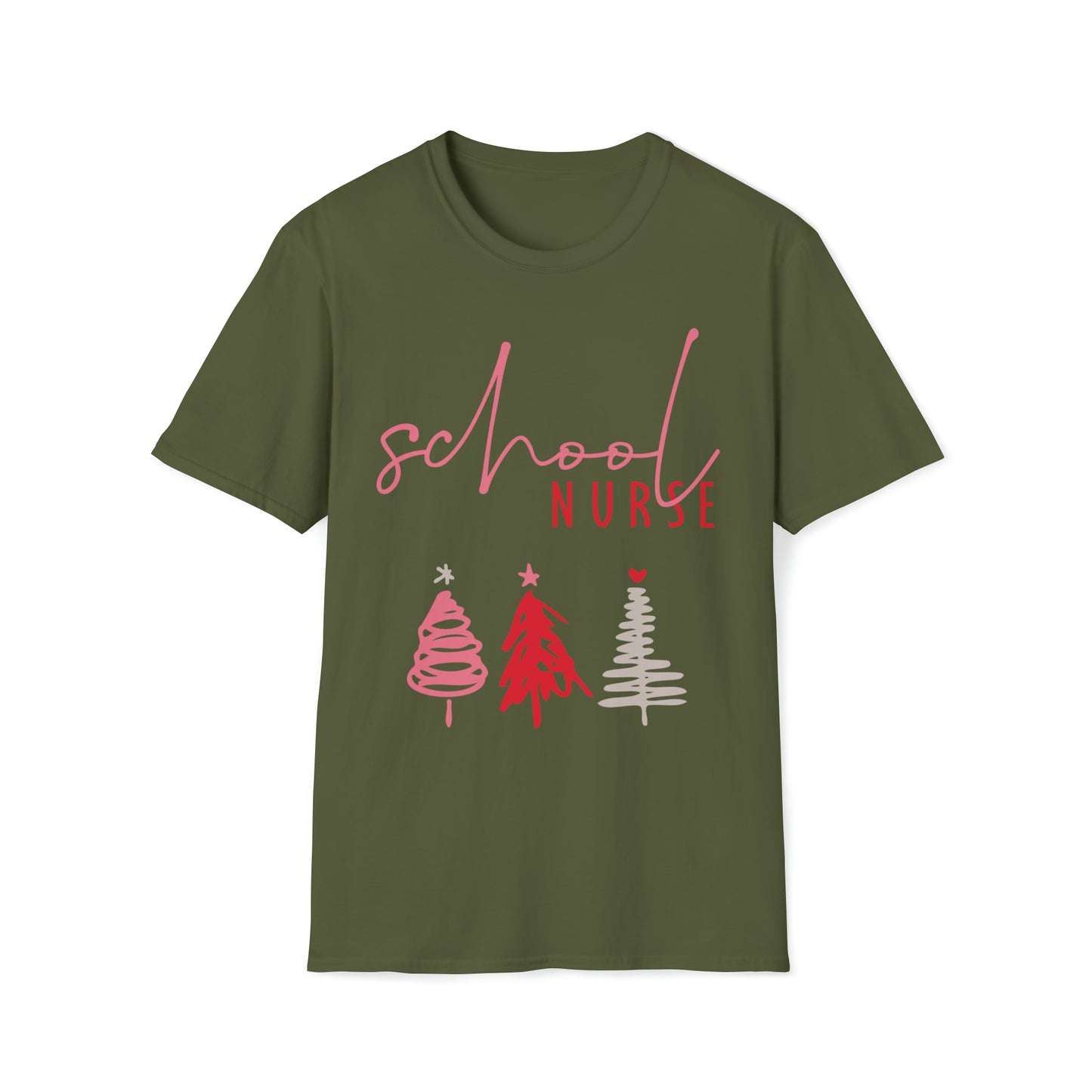 School Nurse Holiday Softstyle T-Shirt