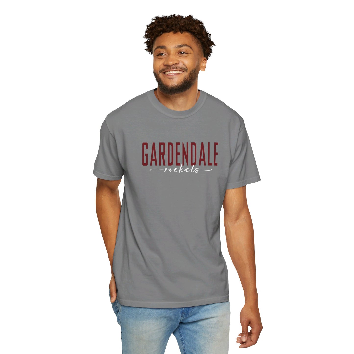 Gardendale Rockets Unisex Garment-Dyed T-shirt