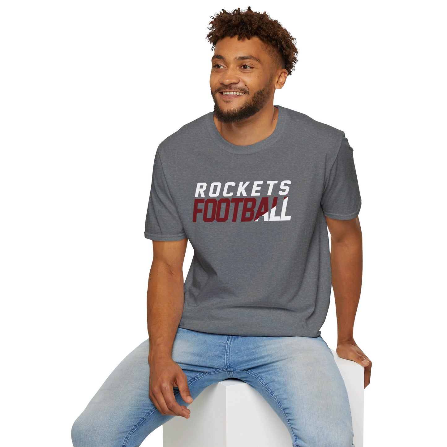 Rockets FootbALL Unisex Softstyle T-Shirt