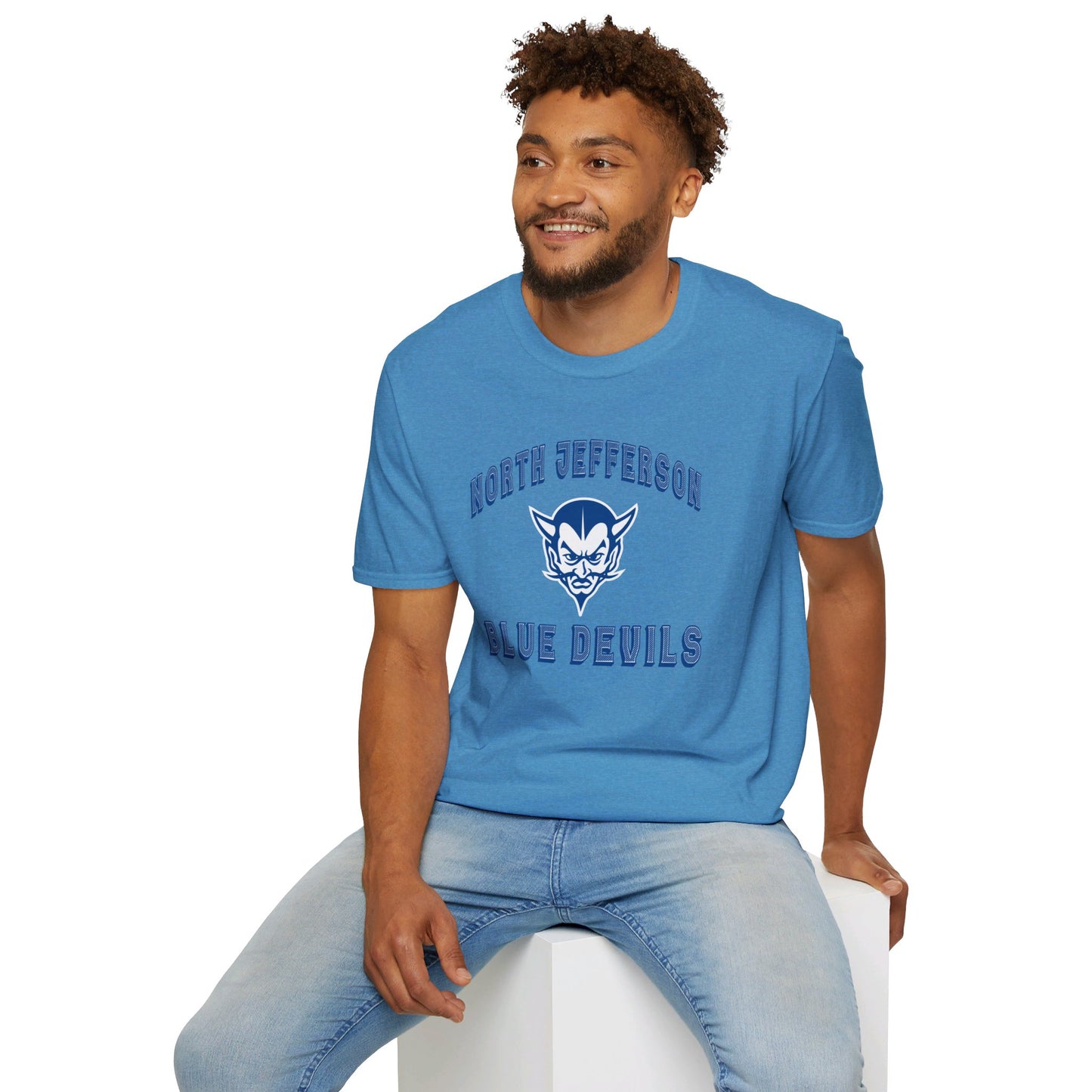 NJ Blue Devils Vintage Softstyle T-Shirt