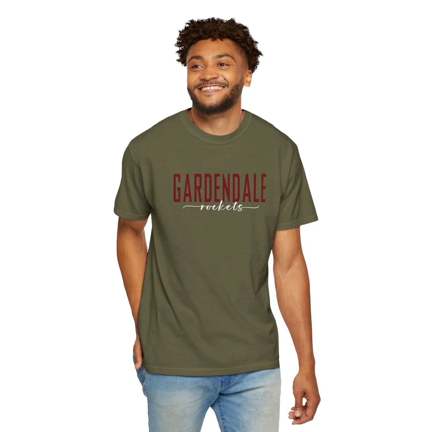 Gardendale Rockets Unisex Garment-Dyed T-shirt