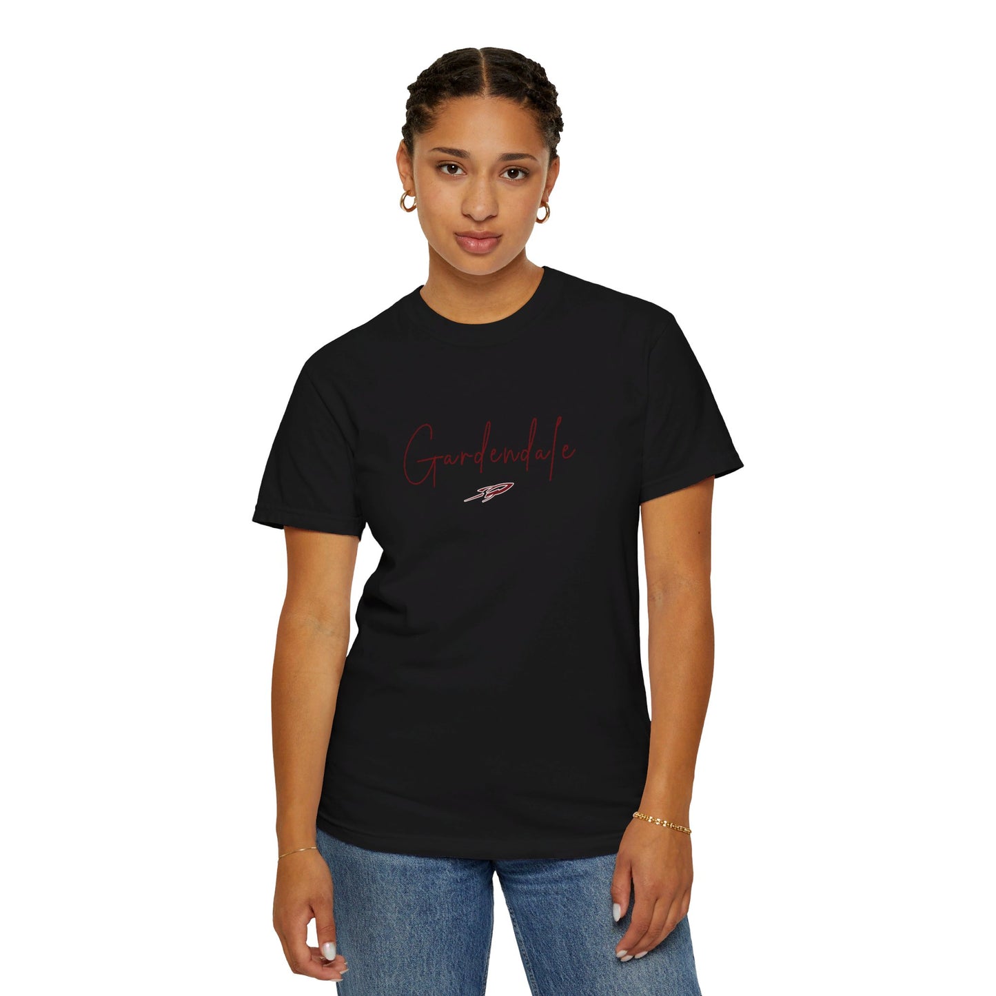 Gardendale Script Unisex Garment-Dyed T-shirt