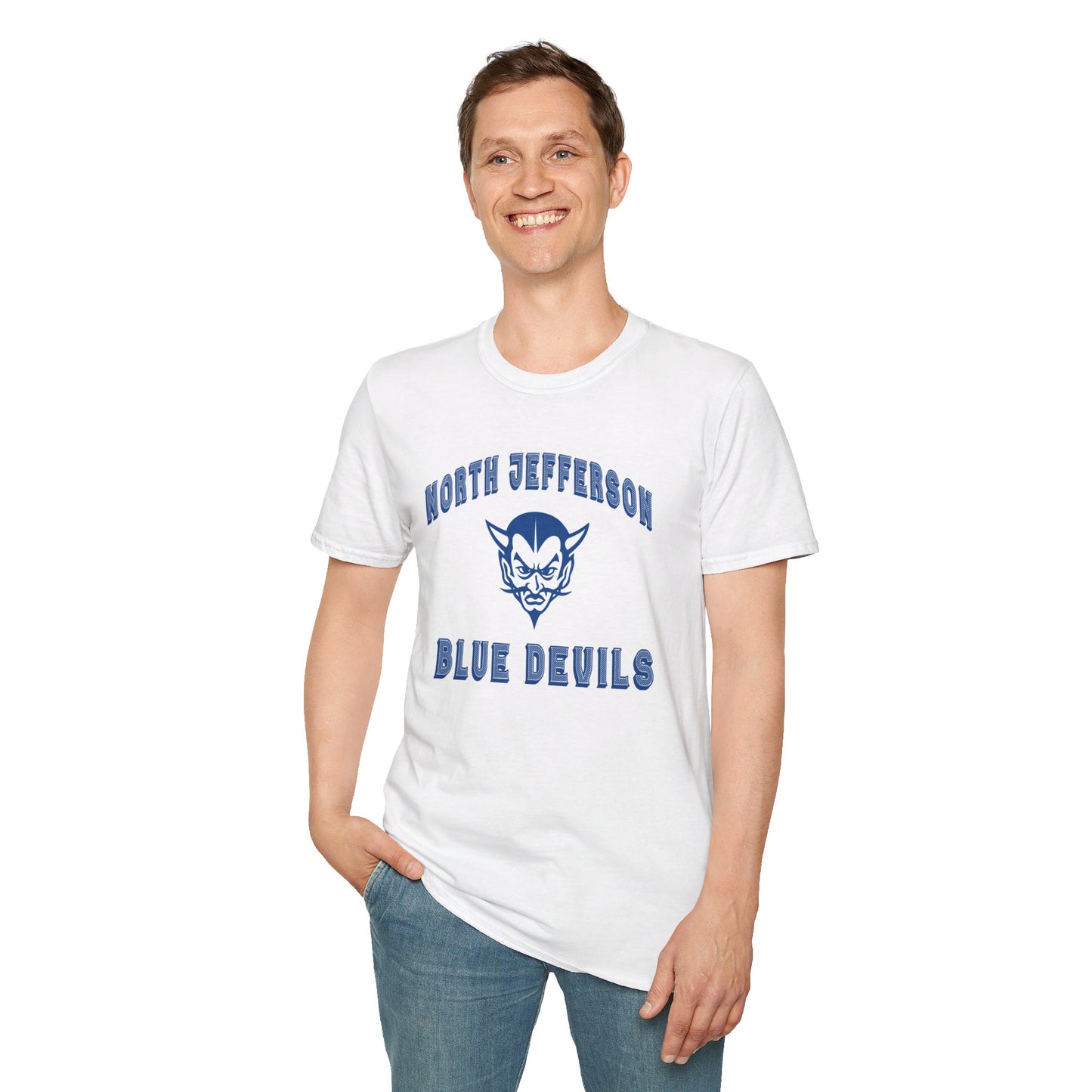 NJ Blue Devils Vintage Softstyle T-Shirt