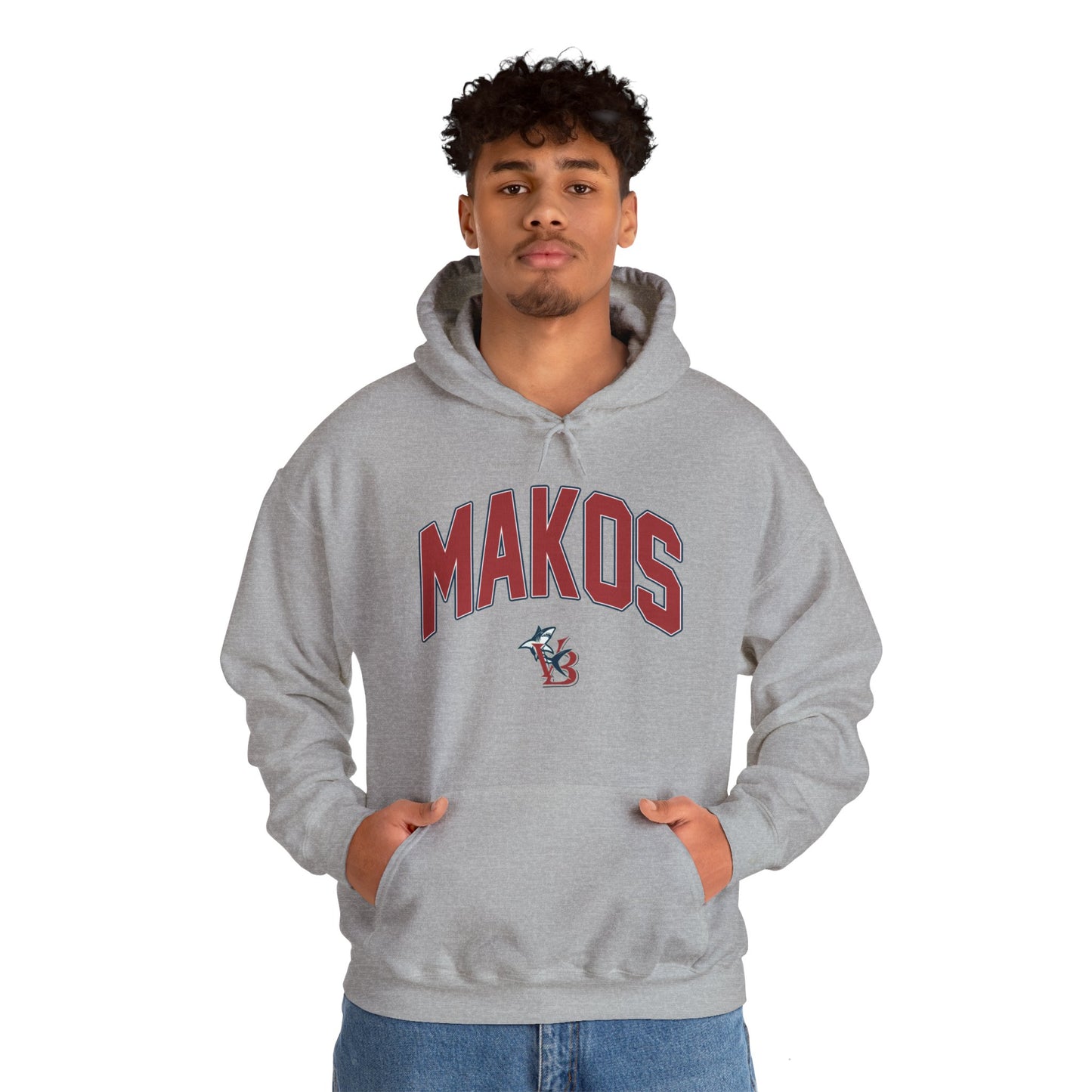 VB MAKOS Heavy Blend Hooded Sweatshirt - Team Spirit Apparel