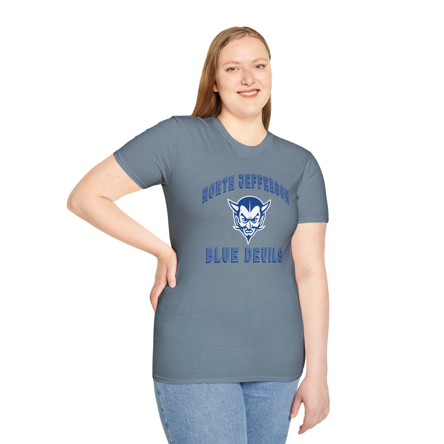 NJ Blue Devils Vintage Softstyle T-Shirt