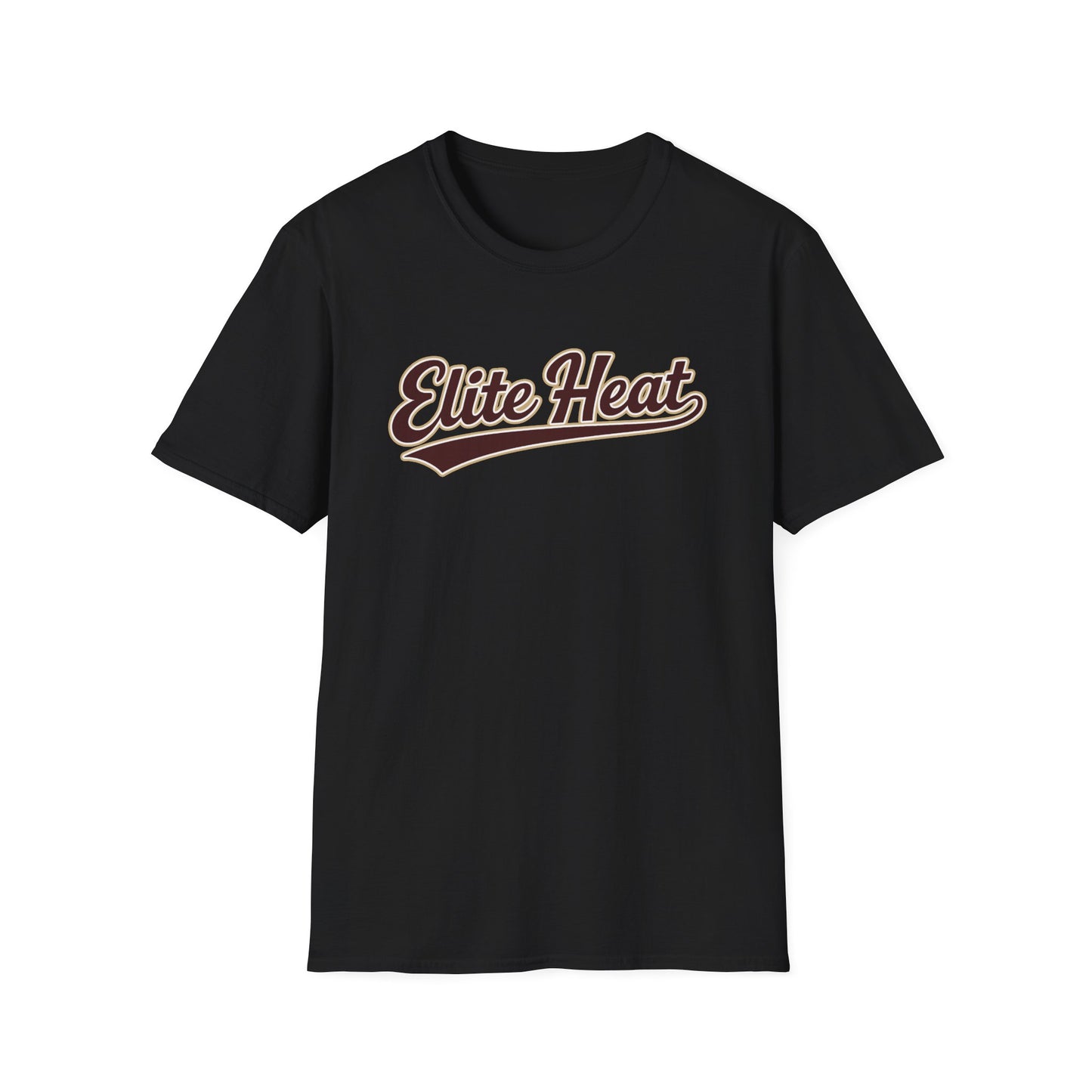 Elite Heat T-Shirt — Retro Script Athletic Tee