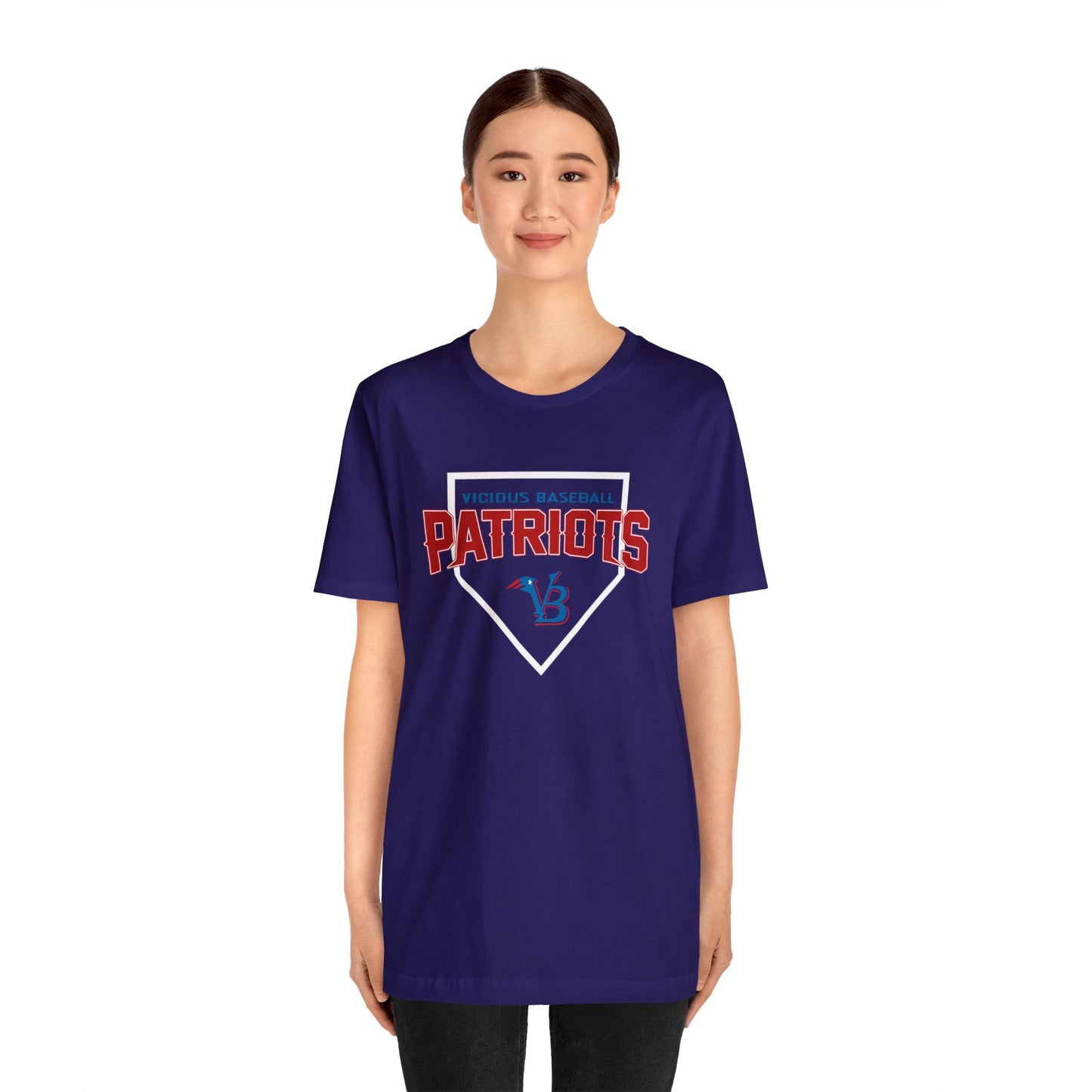 VB Patriots Plate Jersey Short Sleeve Tee