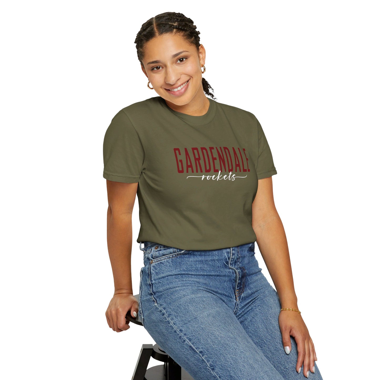 Gardendale Rockets Unisex Garment-Dyed T-shirt