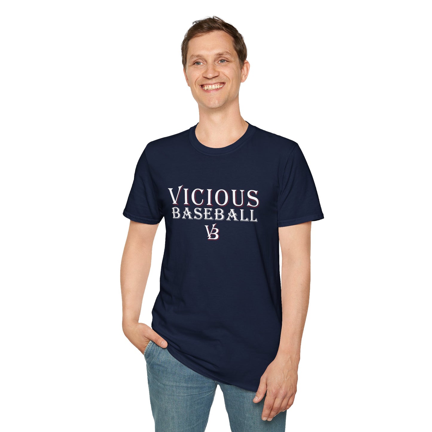 Vicious Baseball Unisex Softstyle T-Shirt