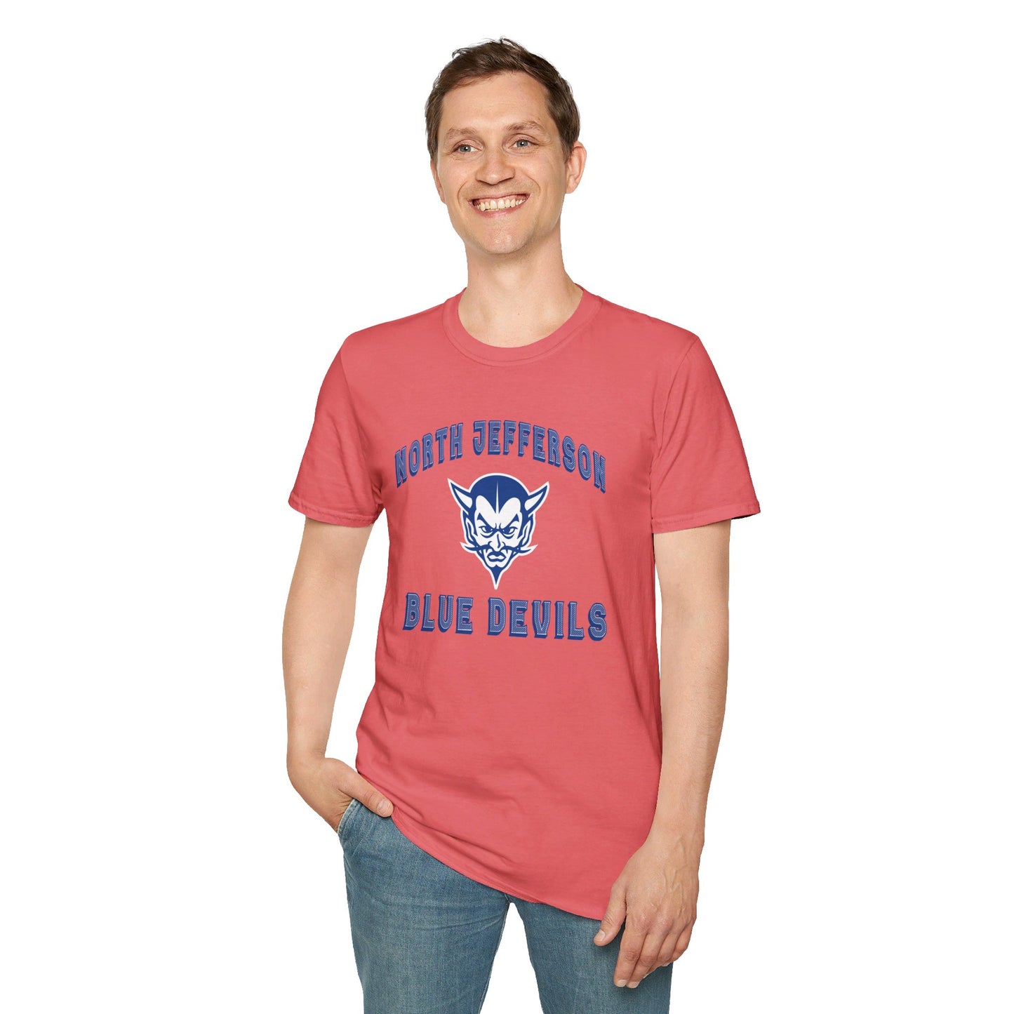 NJ Blue Devils Vintage Softstyle T-Shirt