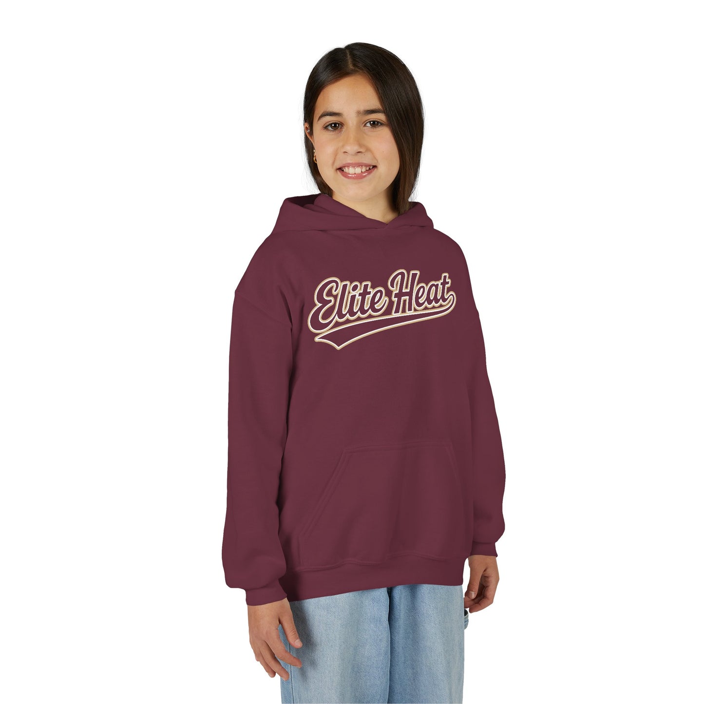 Elite Heat Youth Retro Script Hoodie