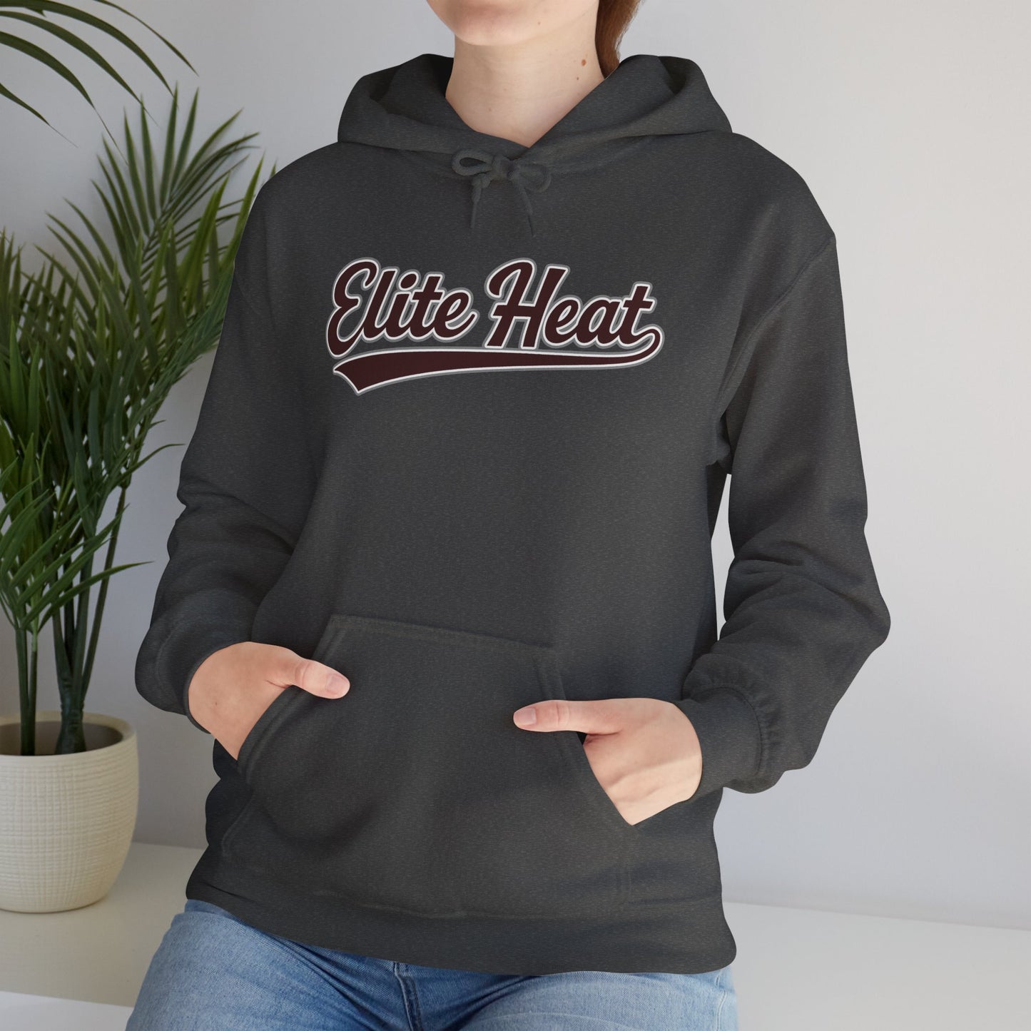 Elite Heat Hoodie — Retro Script Pullover
