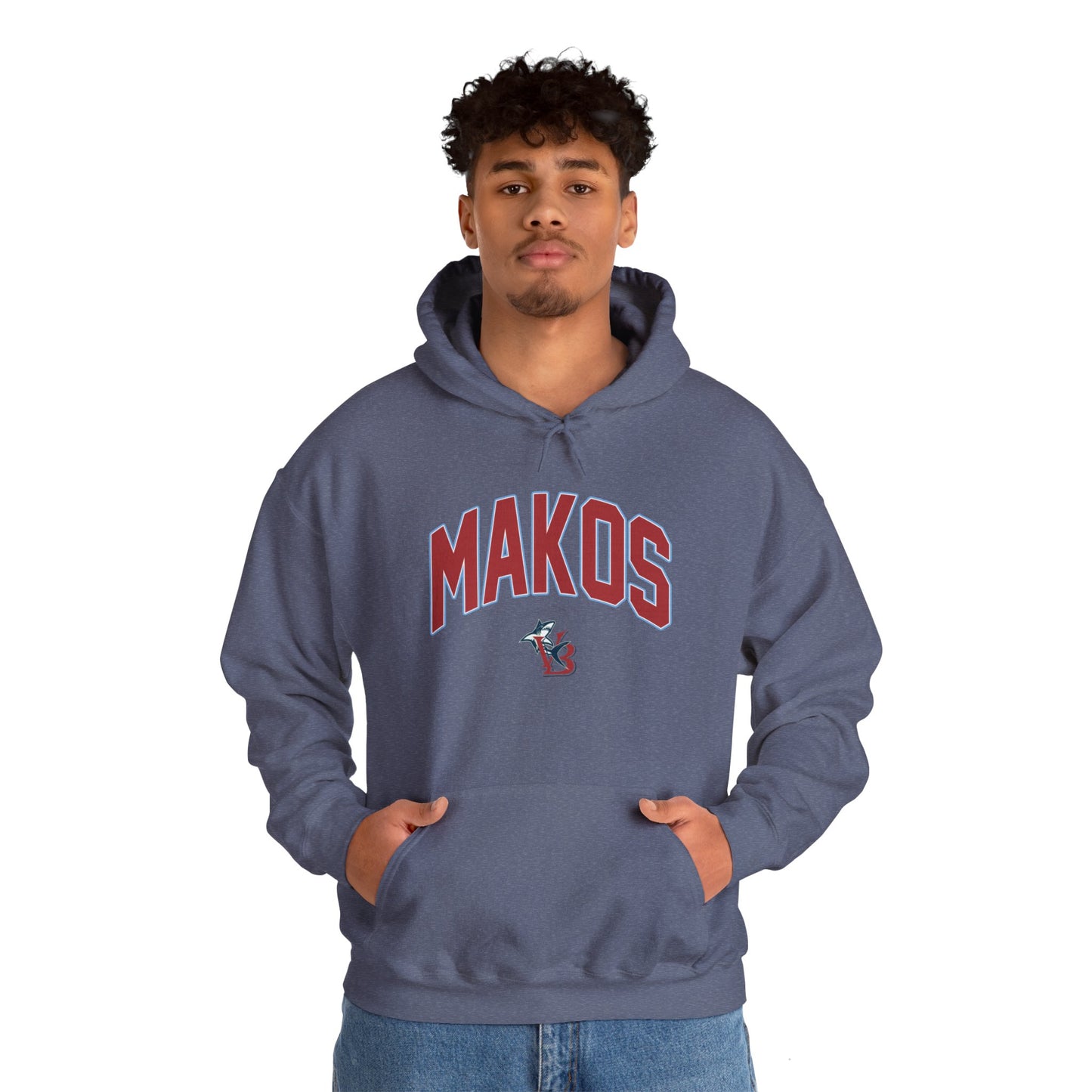 VB MAKOS Heavy Blend Hooded Sweatshirt - Team Spirit Apparel