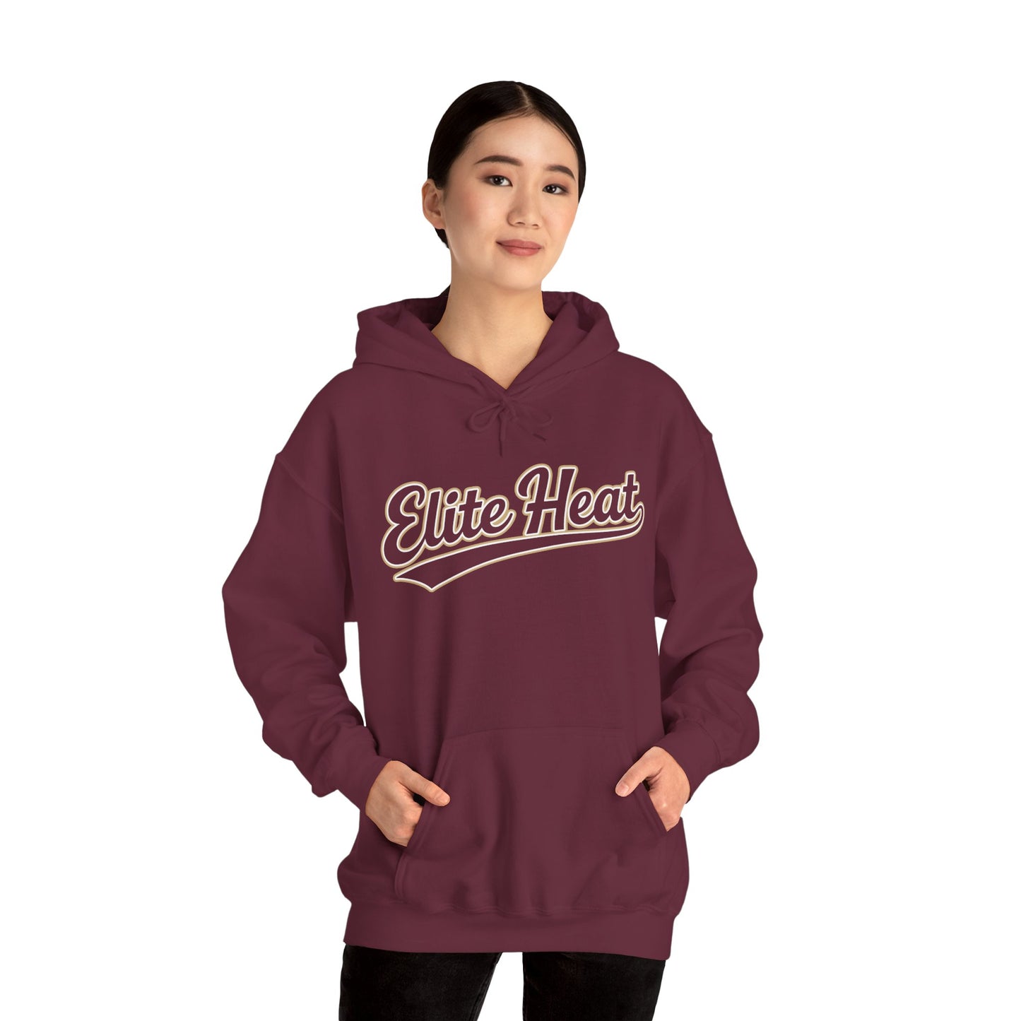 Elite Heat Hoodie — Retro Script Pullover