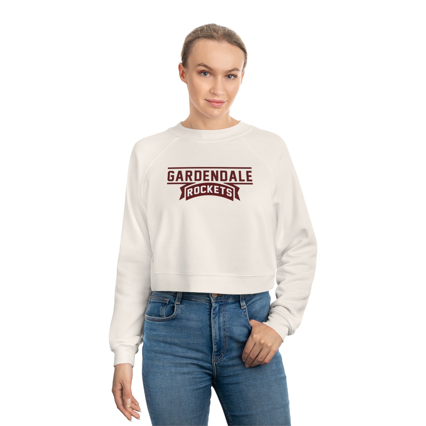 Gardendale Rockets Women's Cropped Fleece Pullover