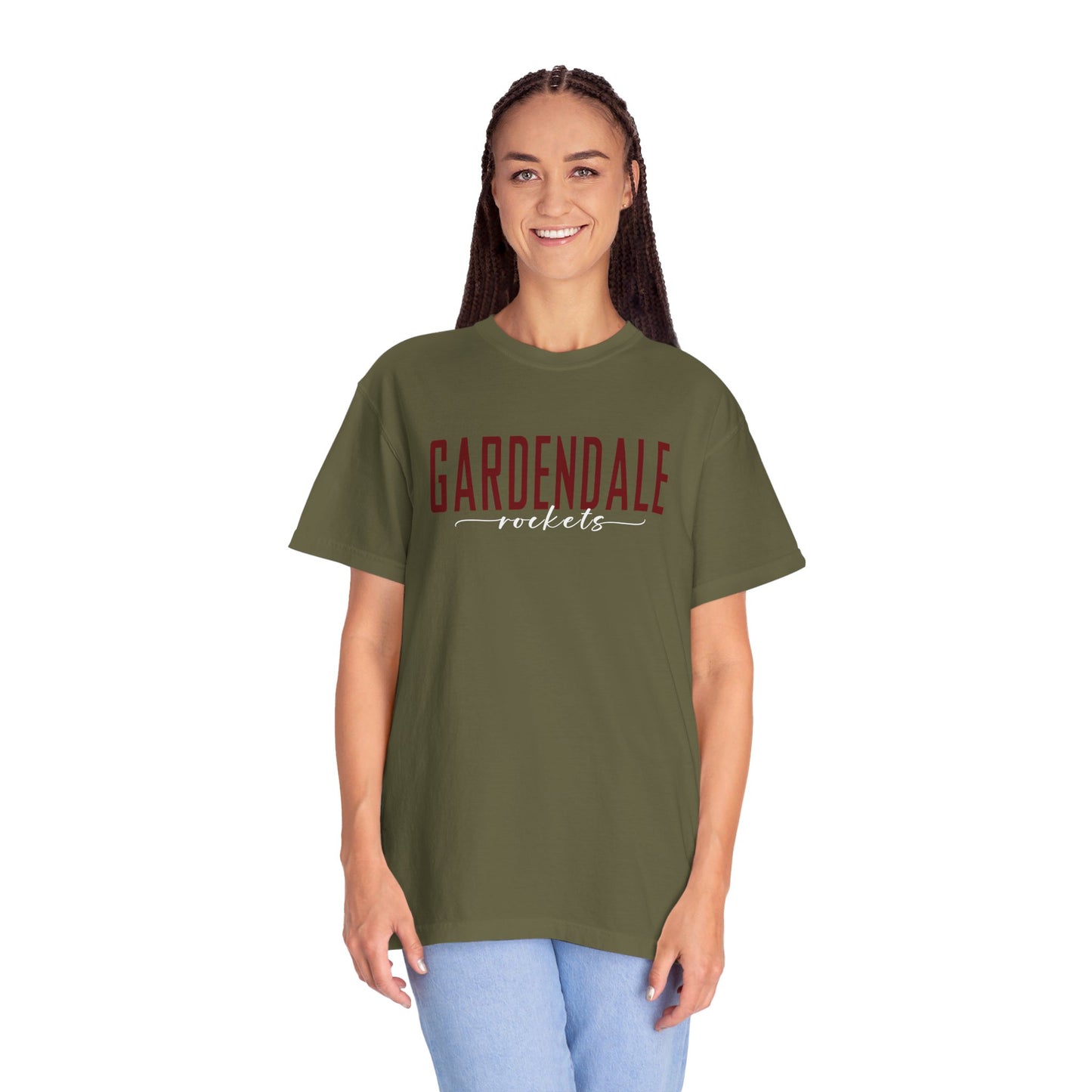 Gardendale Rockets Unisex Garment-Dyed T-shirt