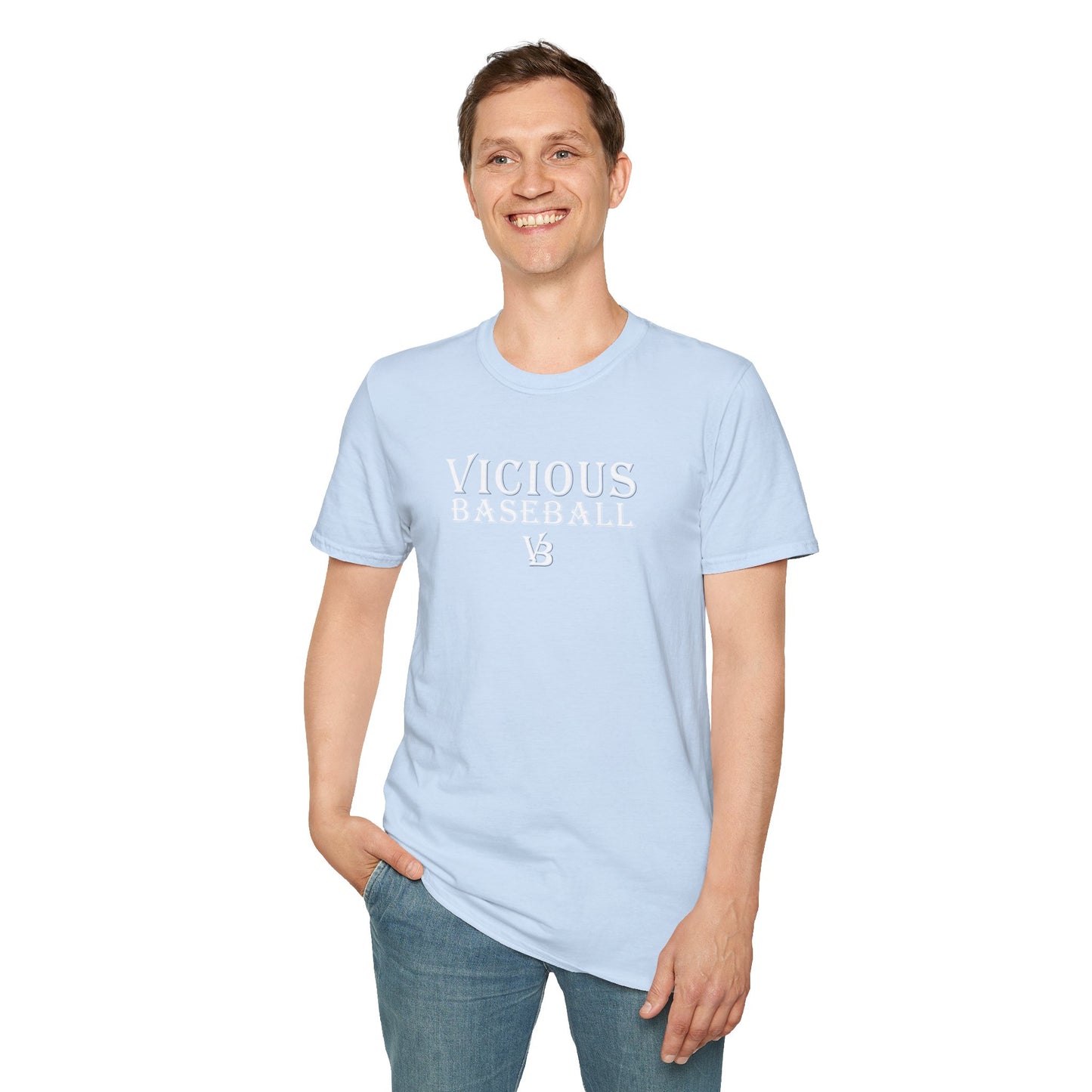 Vicious Baseball Unisex Softstyle T-Shirt