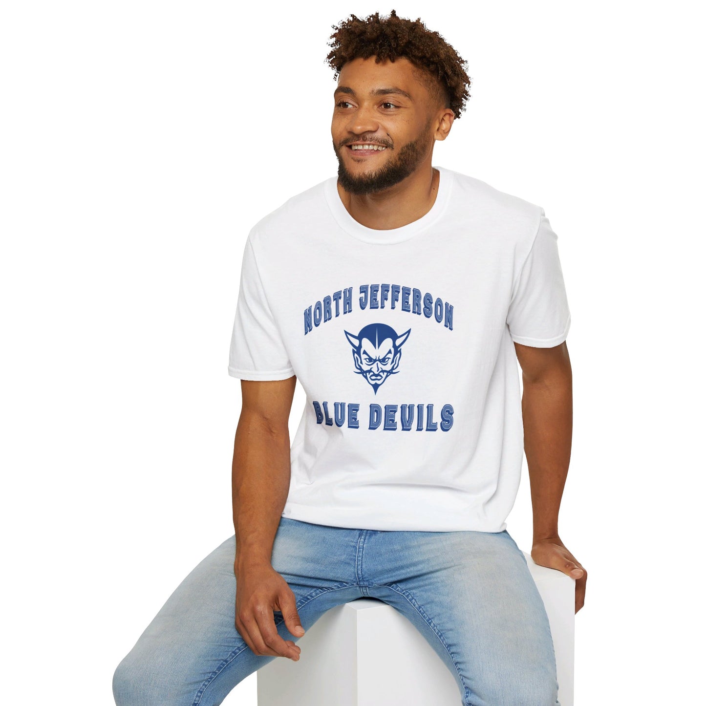 NJ Blue Devils Vintage Softstyle T-Shirt