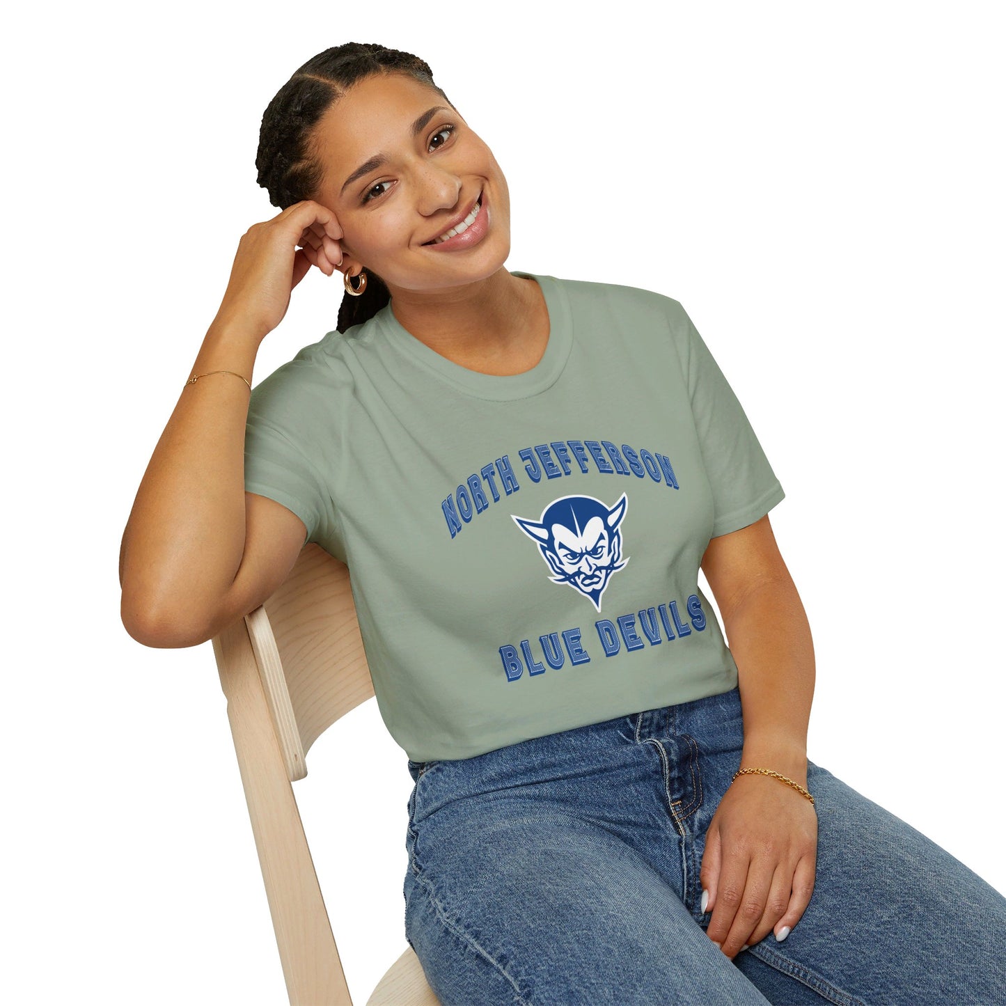 NJ Blue Devils Vintage Softstyle T-Shirt